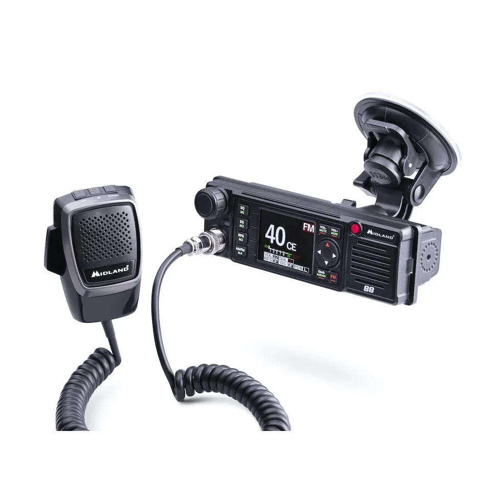 Midland C1435 Urządzenie Radiowe, Czarny, M-88
