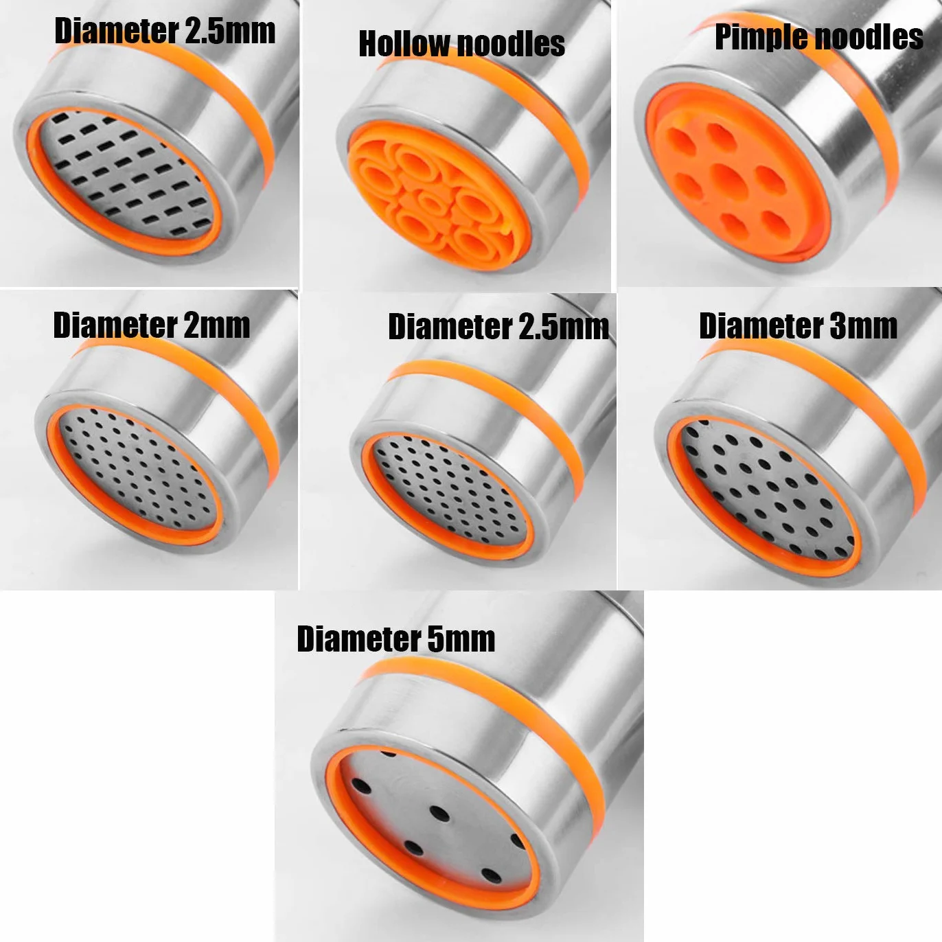 makaron maszyna do makaronu ze stali nierdzewnej prasa do makaronu z 7 formą