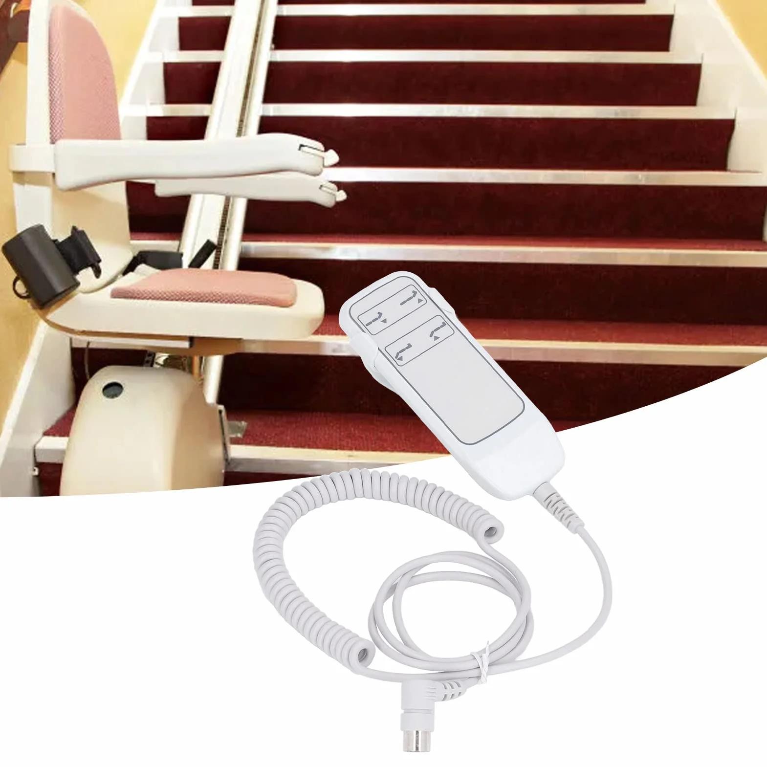Sterowanie Ręczne Power Recliner 4 Przycisk 8-pinowy Pilot Zdalnego Sterowania do Fotela Podnoszonego Power Recliner