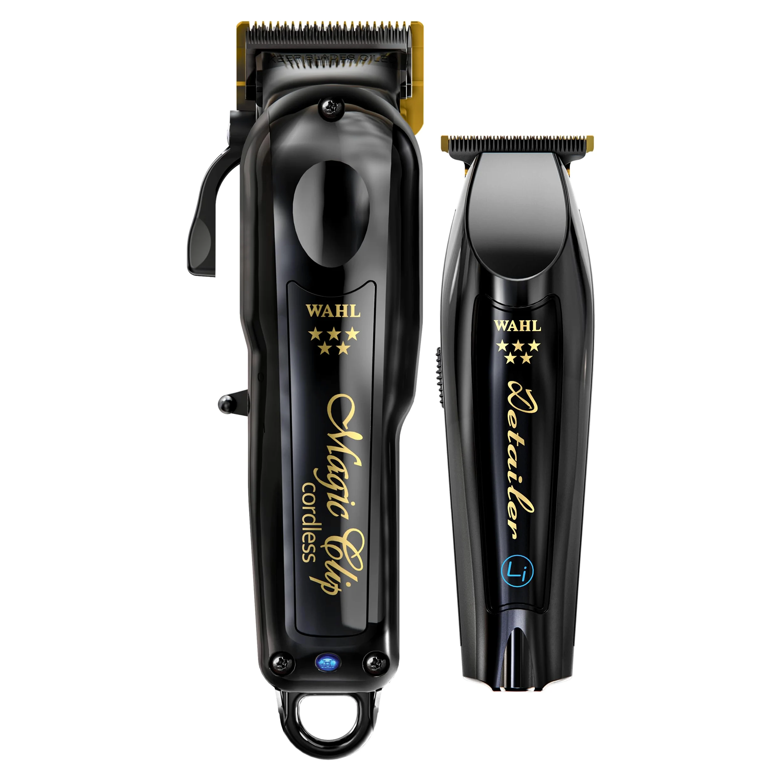 Wahl Cordless Magic Clip Maszynka do Mieszania, Czarna | Maszynka Przewodowa i Bezprzewodowa z Ostrzami Tytanowo-DLC, Silnik 6500 obr/min i do 100 Minut Pracy