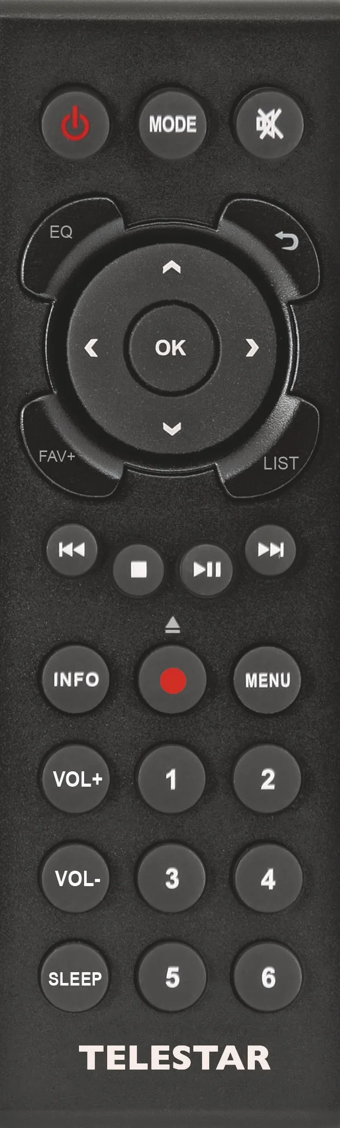 TELESTAR TOP 500 – tuner Hi-Fi (szerokość 43 cm, radio internetowe/DAB+, funkcja nadawania/odbioru Bluetooth, nagrywanie USB, usługi strumieniowe) – czarny