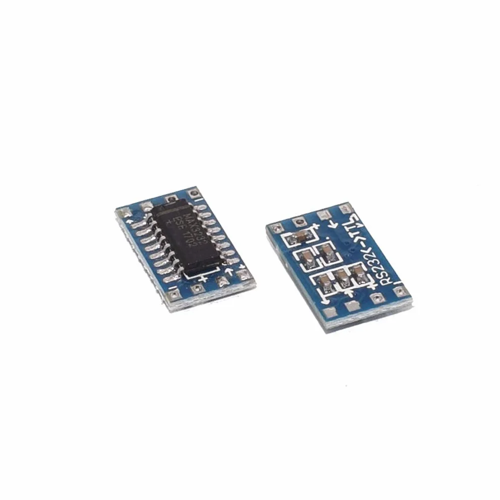 Hailege 10 szt. Mini RS232 do TTL MAX3232 do konwertera poziomu TTL Serial Converter Board RS232 do TTL Serial