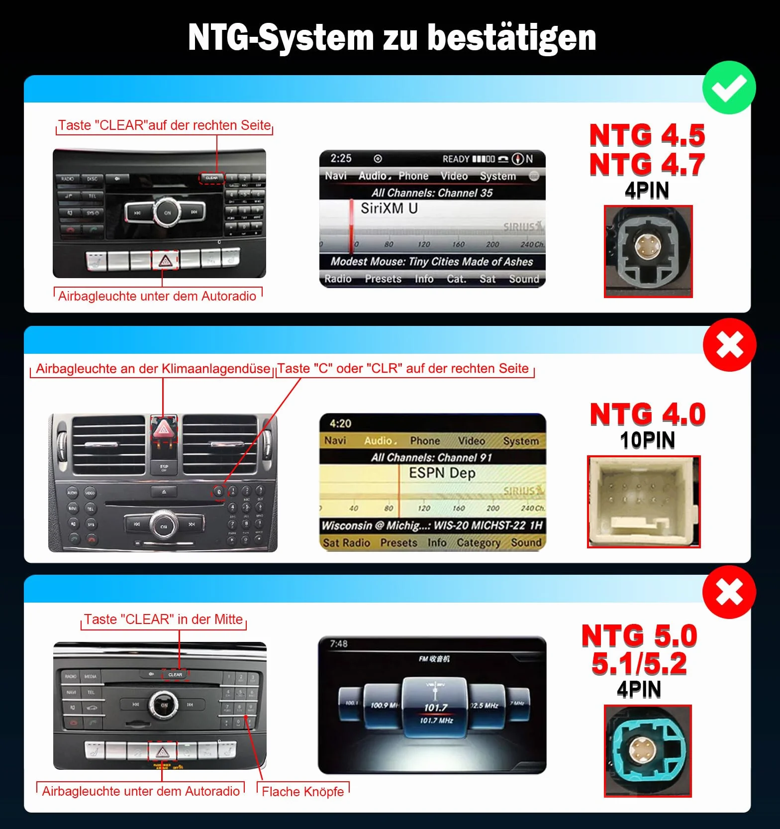 Erisin radio samochodowe 12,3 cala, 8 rdzeni, 8 GB + 128 GB, Android 14, Bluetooth, GPS, nawigacja, do Mercedes Benz klasy C W204 S204 2011-2014 NTG 4.5, obsługuje CarPlay, Android Auto, WiFi, 4G, DAB