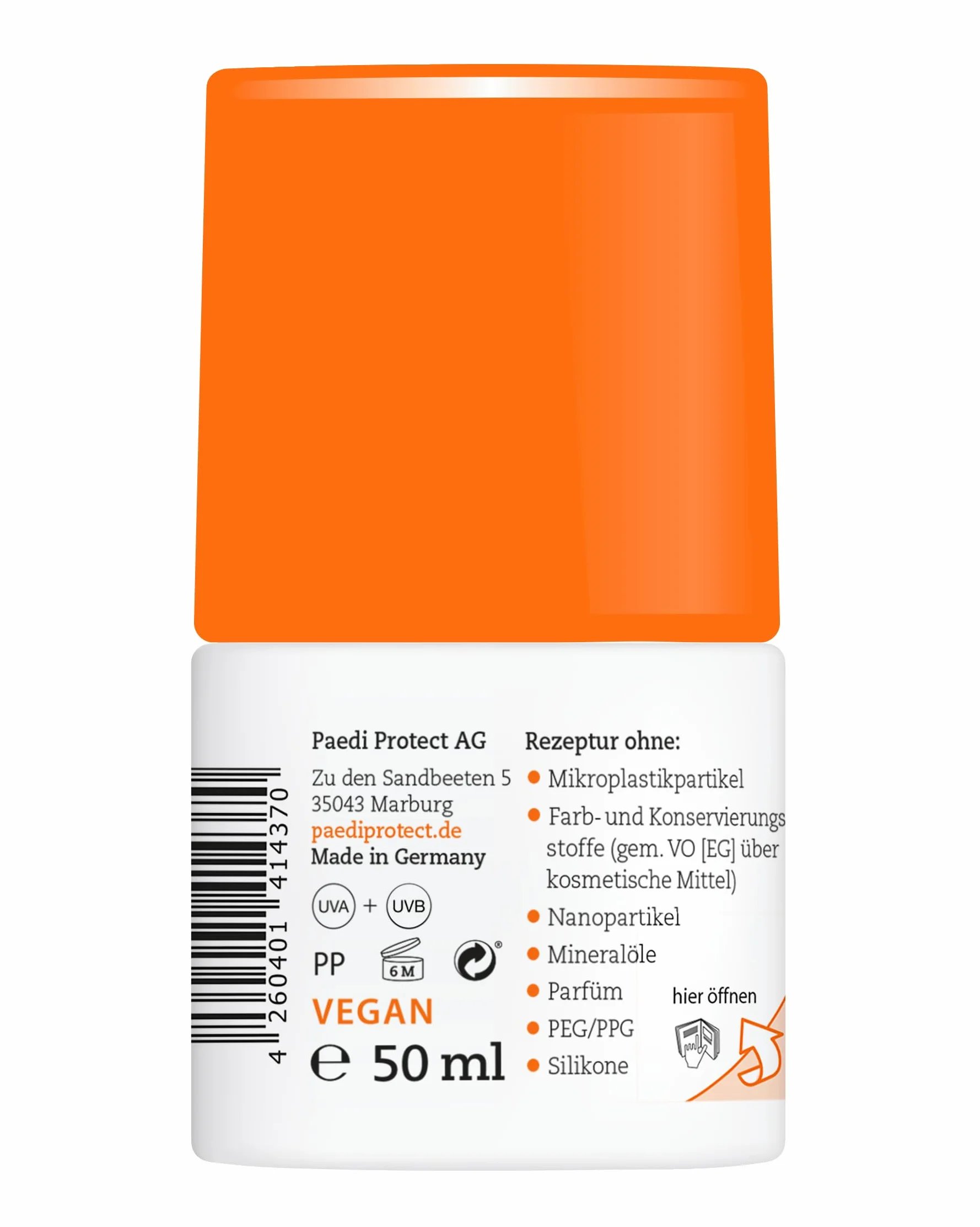 PAEDIPROTECT Hulajnoga przeciwsłoneczna LSF50+, 50 ml