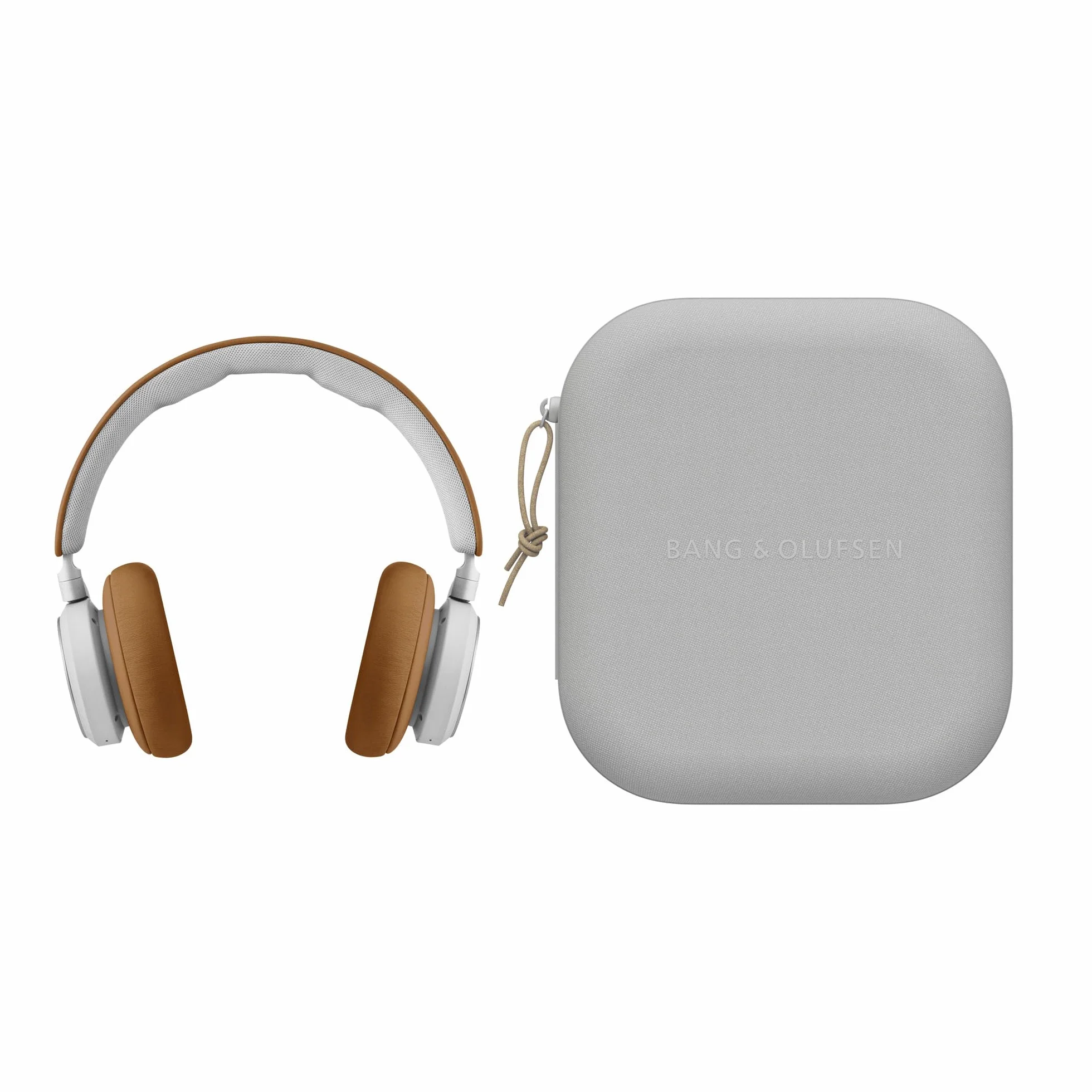 Bang & Olufsen Beoplay HX Bezprzewodowe słuchawki nauszne premium, aktywna redukcja szumów, 40 godzin pracy akumulatora, 6 mikrofonów, zestaw słuchawkowy do pracy, z futerałem - Timber