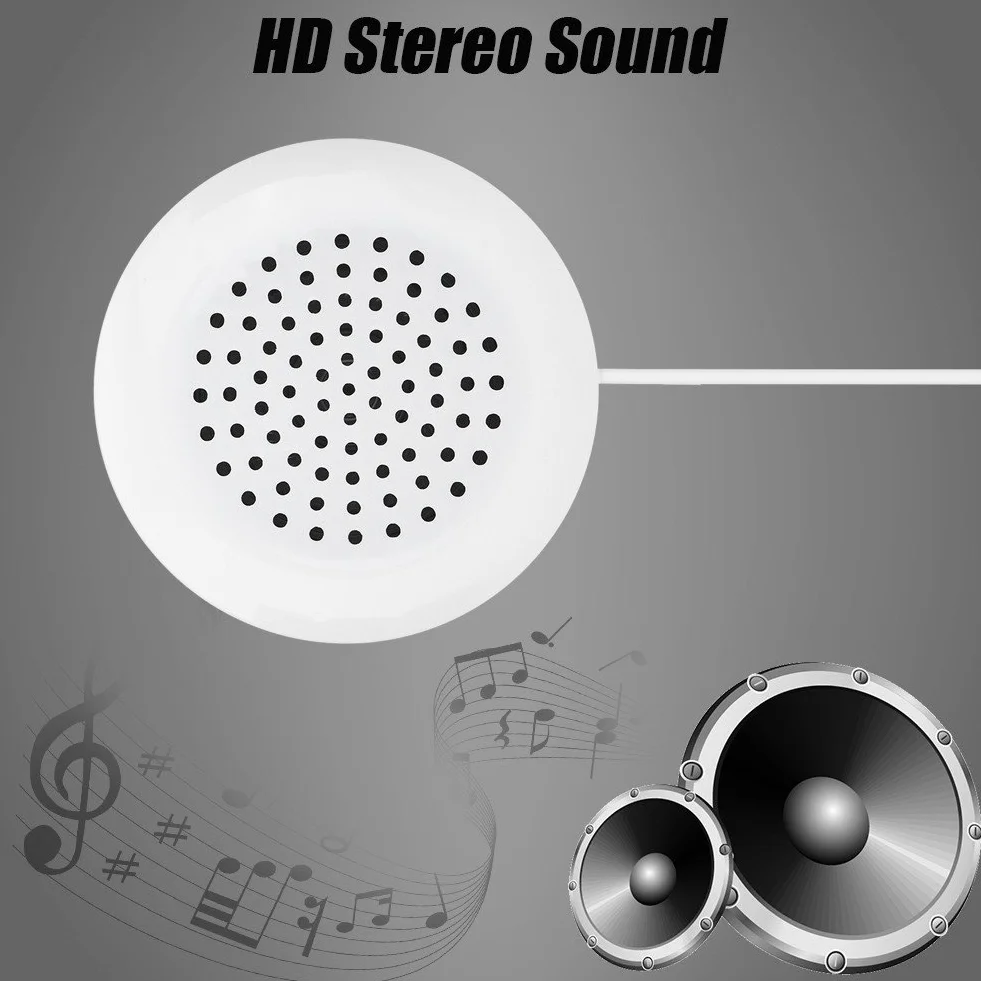 Nowy mini głośnik stereo DIY, True HD i unikalny miękki dźwięk, wtyczka z wejściem audio Aux 3,5 mm, do telefonu MP3 i przenośnej płyty CD