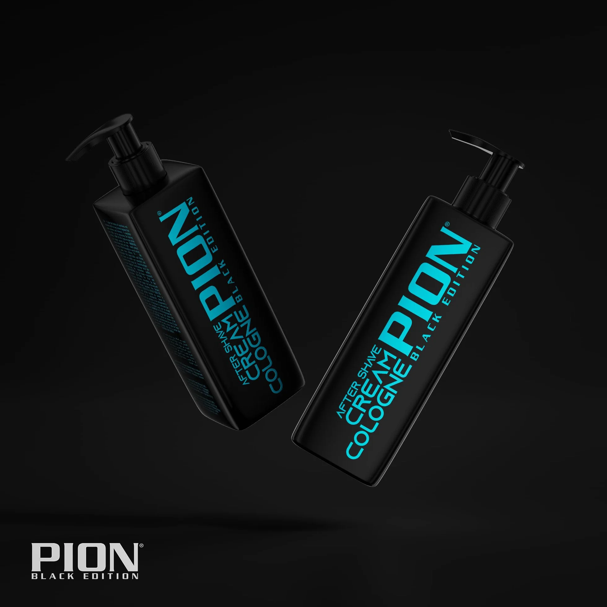 Pion Black Edition Turquoise Krem po goleniu 200 ml, relaksujący krem po goleniu dla mężczyzn