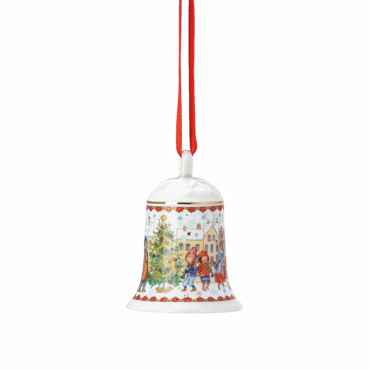 Hutschenreuther Dzwonek porcelanowy dzwonek bożonarodzeniowy 23 dzwonek porcelanowy