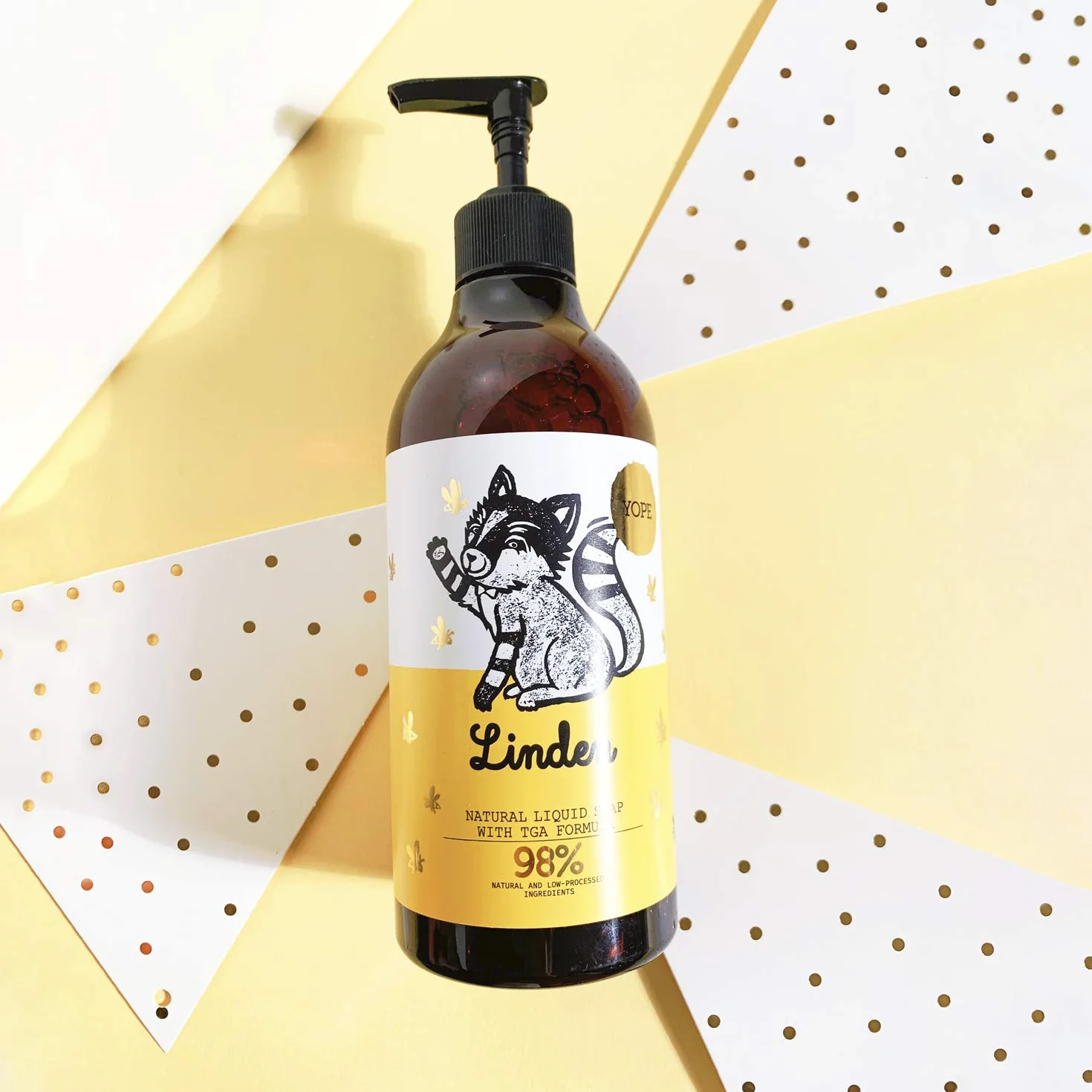 YOPE Mydło w płynie | 500 ml | naturalne mydło do rąk | do bardzo suchych rąk natychmiast | 98% z naturalnych składników | wegańskie | bez SLS i parabenów | bez okrucieństwa | PAO