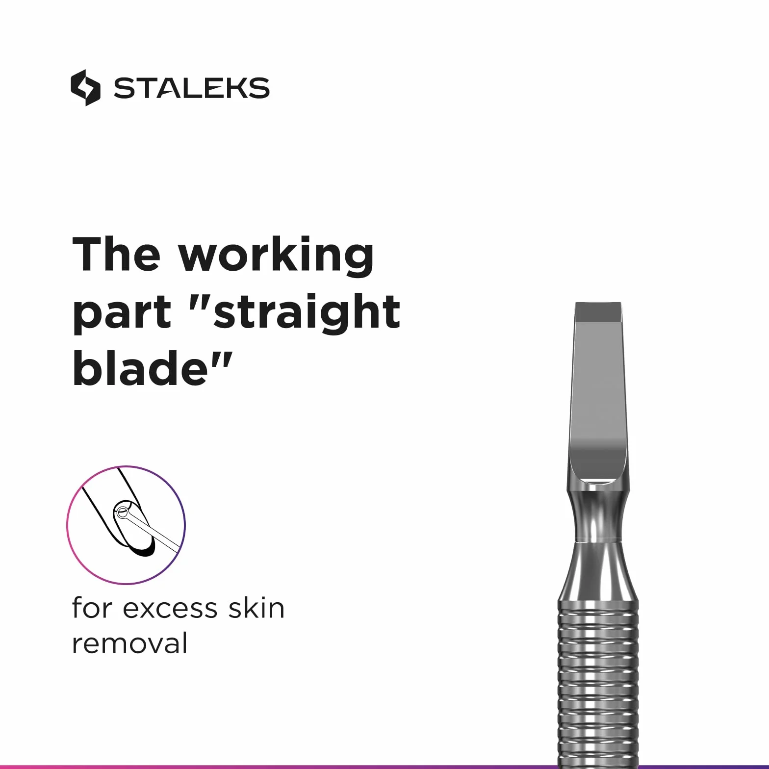 Kopytko do manicure Staleks EXPERT 30 TYPE 5