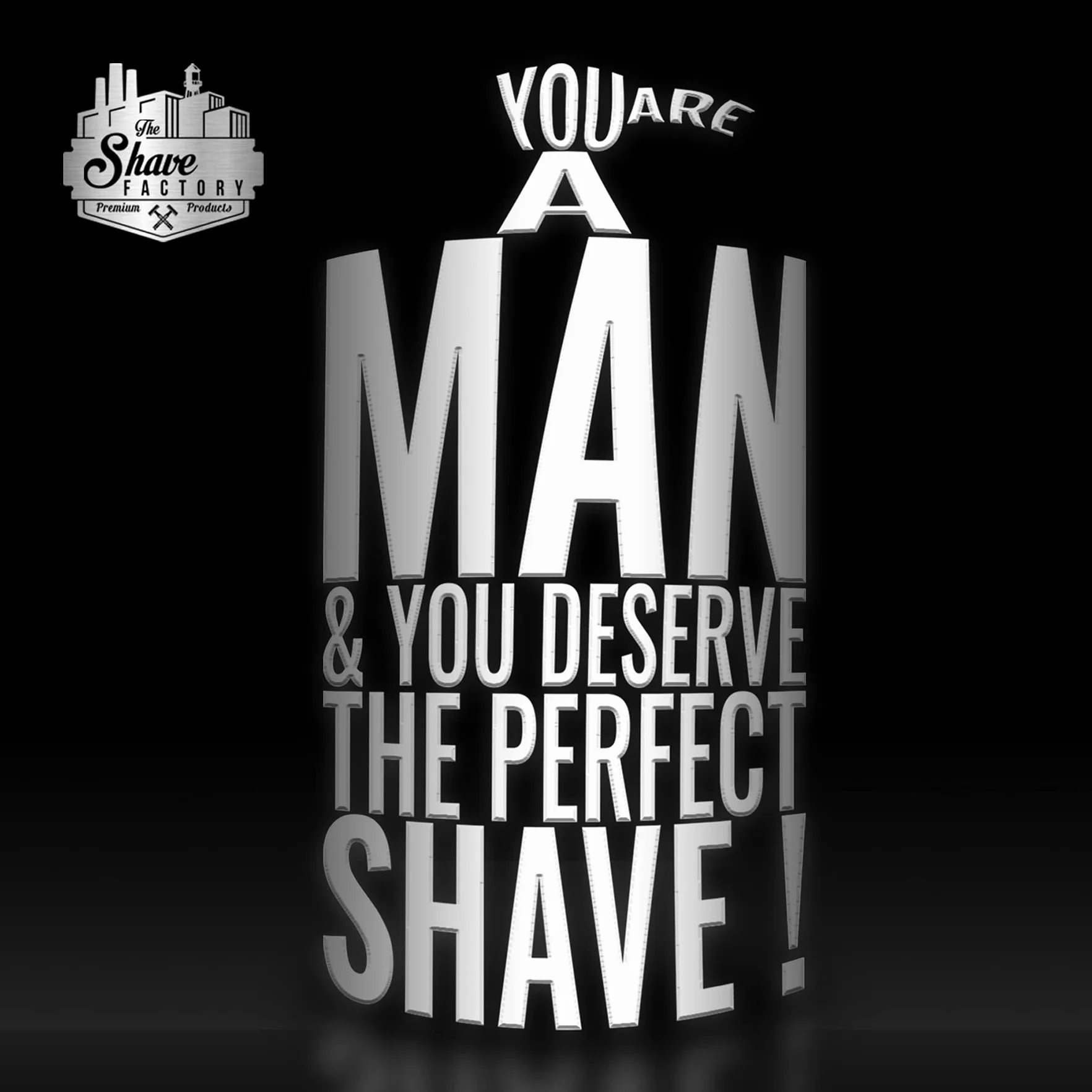 The Shave Factory Ekskluzywna matowa glina 150 ml, 44 grzebienie, z drzewem herbacianym dodatkowym uchwytem