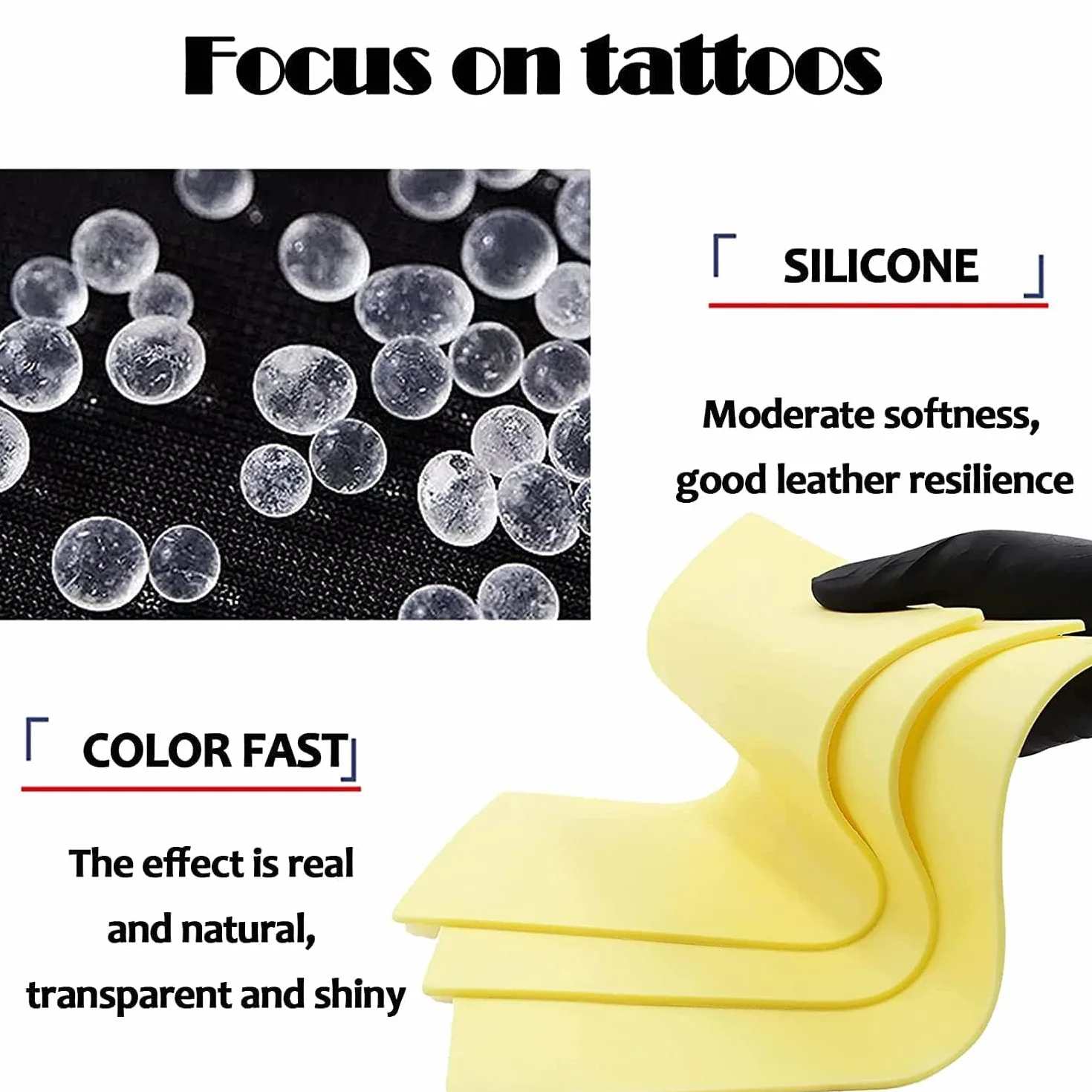 Dragonhawk Tattoo Practice Skin Kit - 5 Sheets 3mm Thick Fake Skin with 20 Transfer Papers for Beginners & Professionals