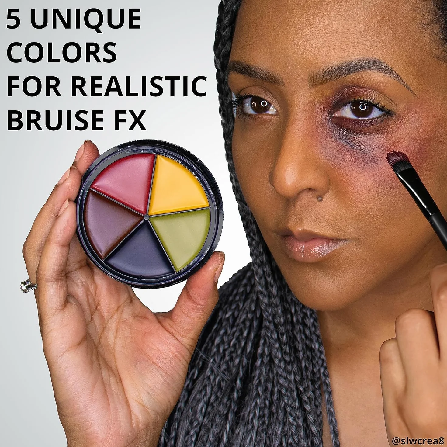Mehron Makeup 5 Color Bruise Wheel for Special Effects| Movies| Halloween