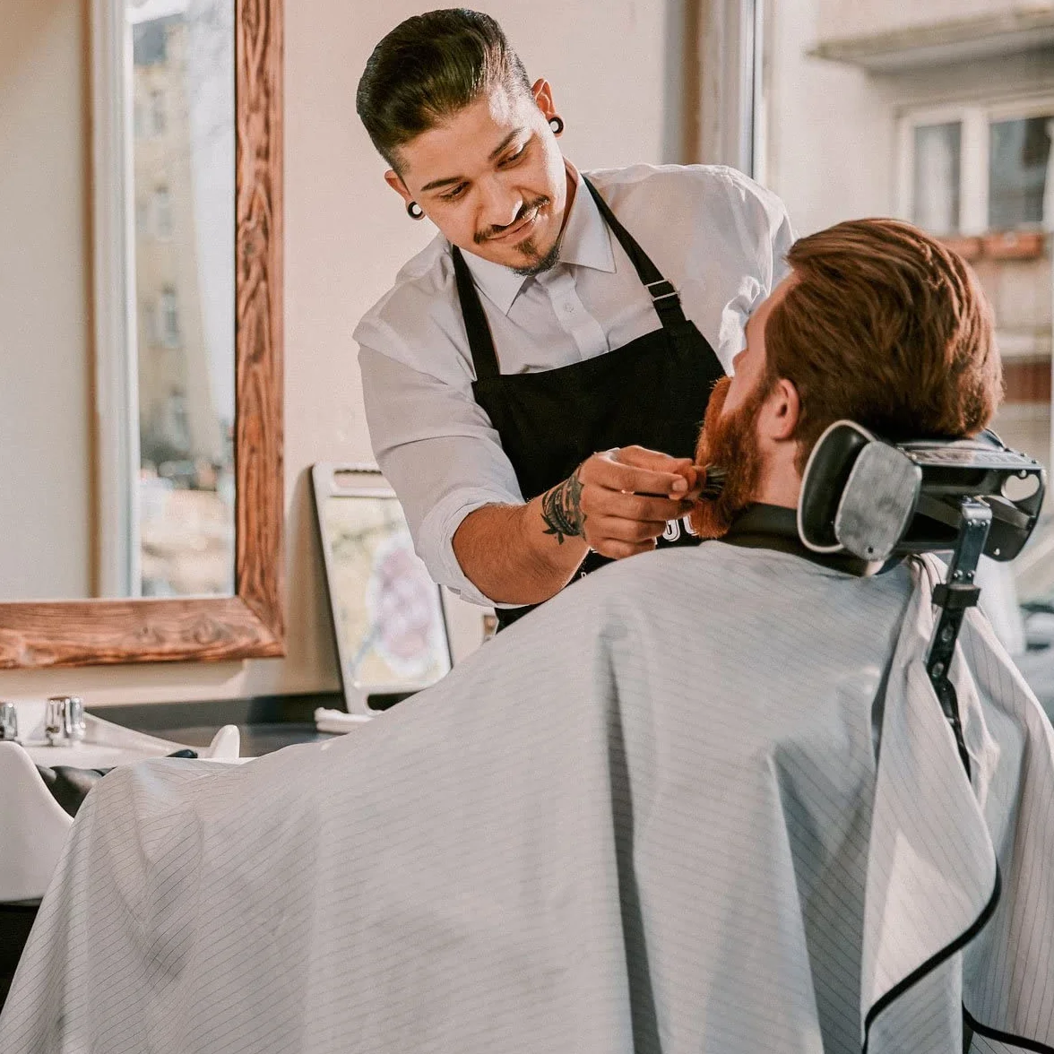 zestaw do pielęgnacji brody: BROOKLYN SOAP COMPANY Beard Brush do brody naturalne kosmetyki naturalne® wegańskie włosy - pomysł na prezent dla mężczyzn - stylizacja pełnej brody lub trzydniowej brody