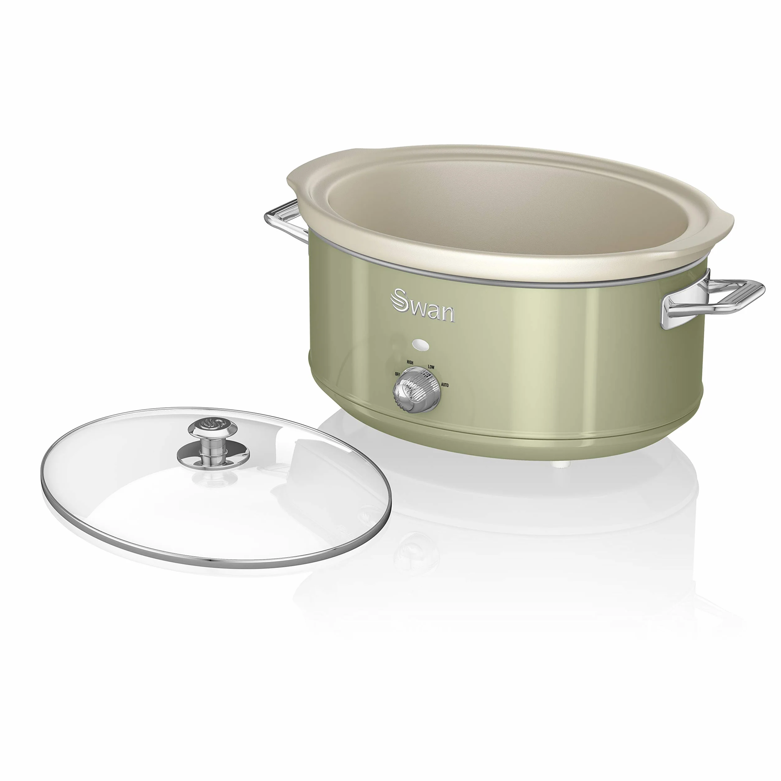 Swan Retro SF17031GNEU Wolna kuchenka 6,5 litra 320W Zielony