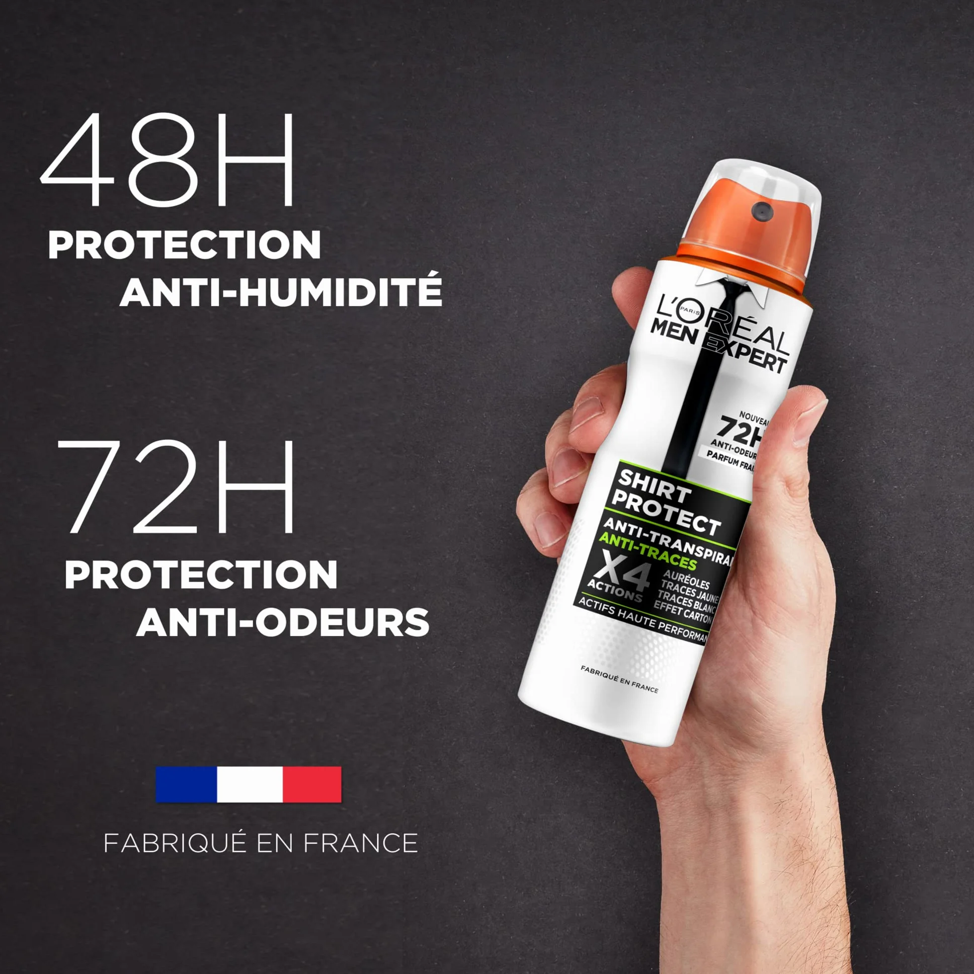 L'Oréal Paris Men Expert Shirt Protect Dezodorant, 6 x 150 ml