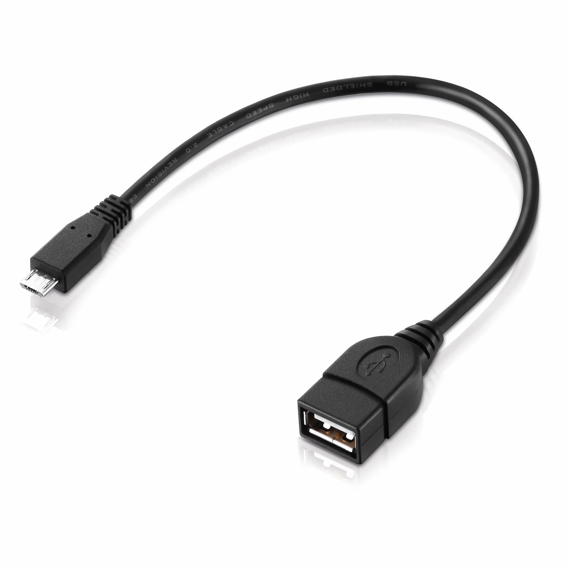 adaptare 40225 USB-OTG adapter kabel micro USB 2.0 wtyczka gniazdo USB typu A do pamięci i innych urządzeń