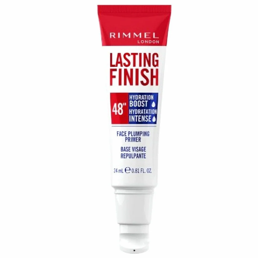 Rimmel Lasting Finish wegański, nawilżający primer pod makijaż z naturalnymi biopeptydami, 100 ml