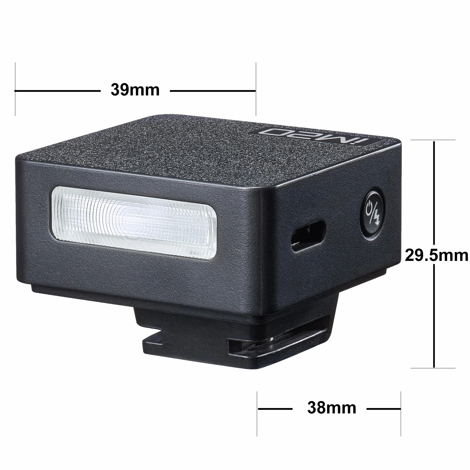 Godox IM20 mini lampa błyskowa, czas powtarzania 3 sekundy, pełna moc 440 stopni, wbudowany akumulator litowy do aparatu Fuji, Canon, Nikon, Sony, Olympus