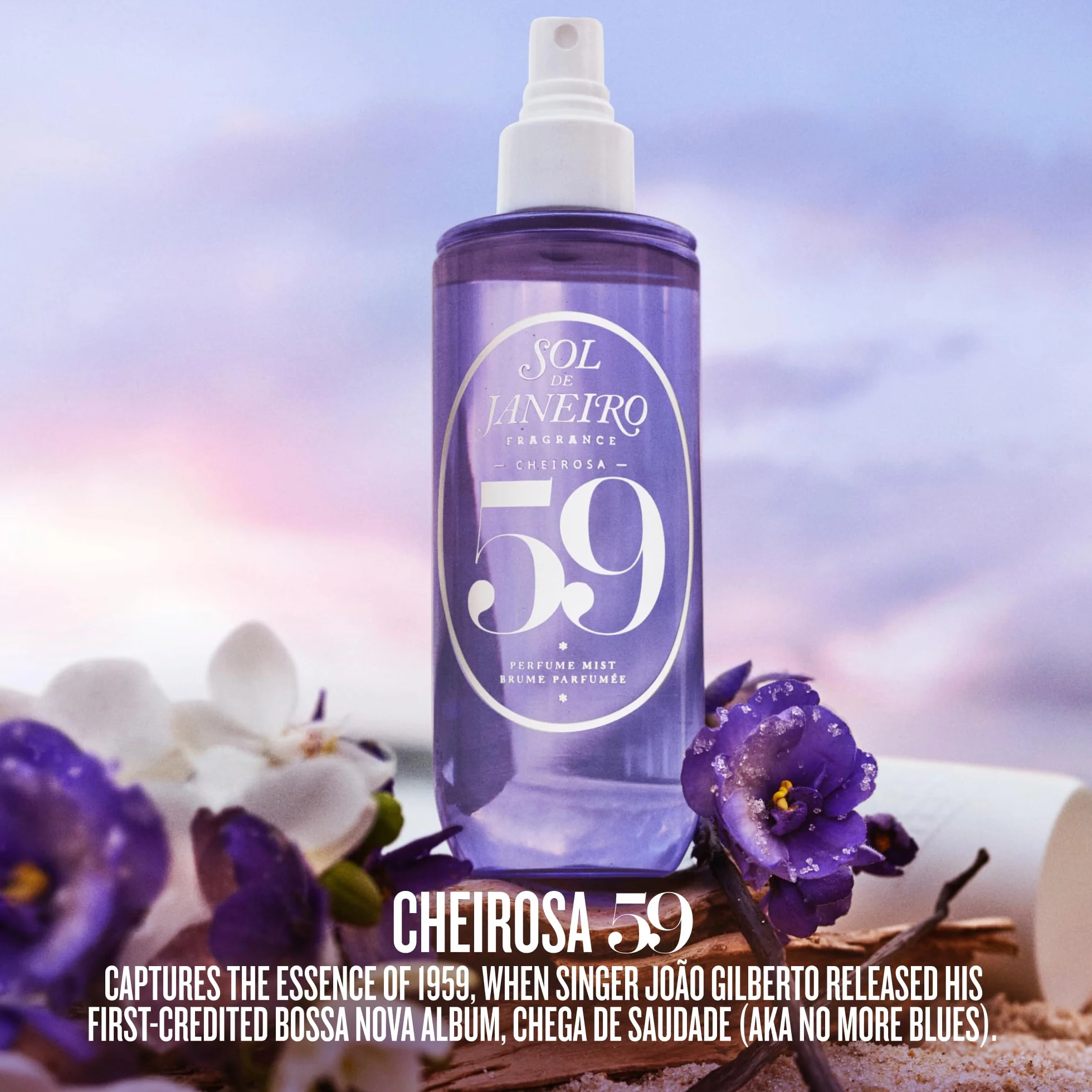 Sol de Janeiro Cheirosa 59 Mgiełka zapachowa do włosów i ciała, rozmiar podróżny, 90 ml / 89 ml.
