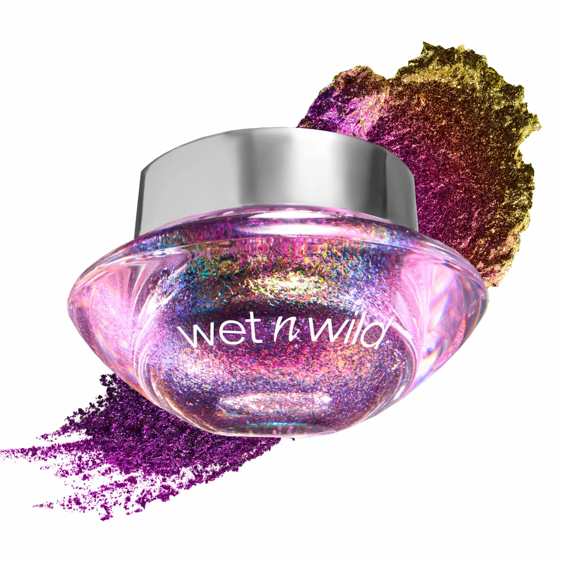 Wet n Wild Chameleon Chrome Eyeshadow Foil, Foliowy Cień do Powiek Odbijający Światło, Wielokolorowe Pigmenty Zapewniające Efekt Tęczy, Samoprzylepna, Łatwa do Rozcierania Formuła, Matrix Moves