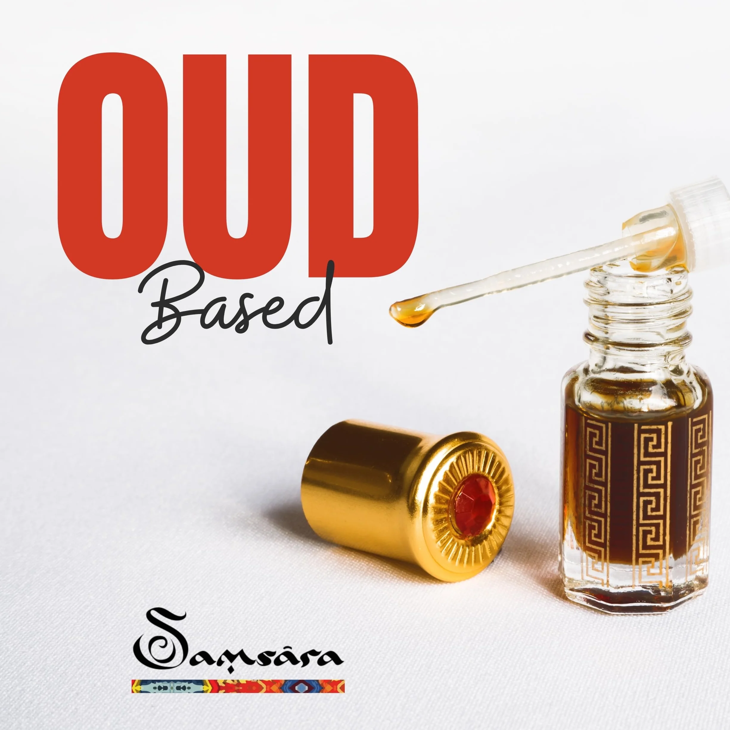 Perfumy do włosów OUD perfumy do włosów dla kobiet [BEZ ALKOHOLU] Spray Zapachowy zapach orientalny arabski - wyprodukowano w Dubaju (3 rozmiary mniejszych)