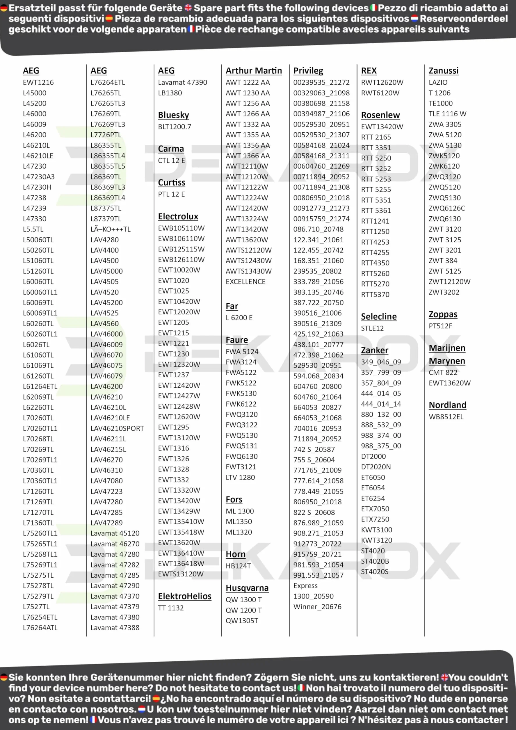 Zestaw do przechowywania AEG Electrolux 4071430963 łożysko kulkowe 6203 ZZ uszczelka O-ring smar do pralki ładowanej od góry