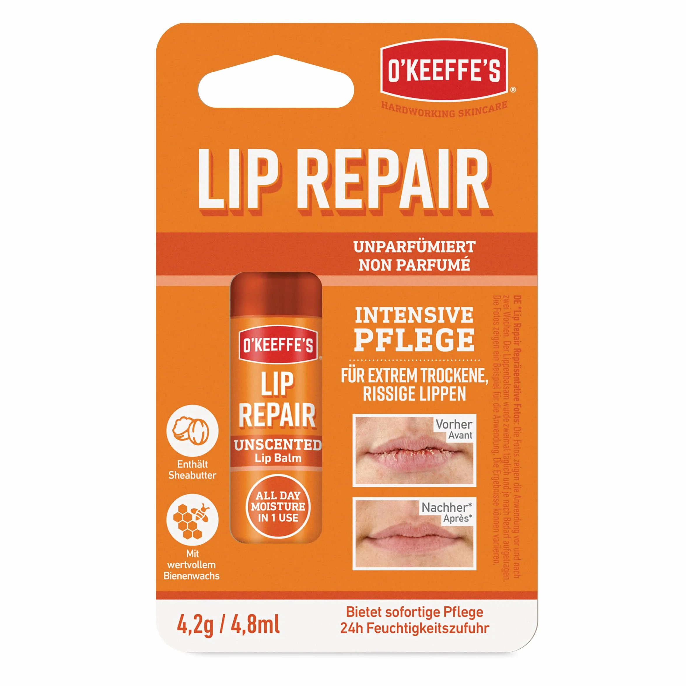 O'Keeffe'S Lip Repair Balsam do Ust, 4.2 g