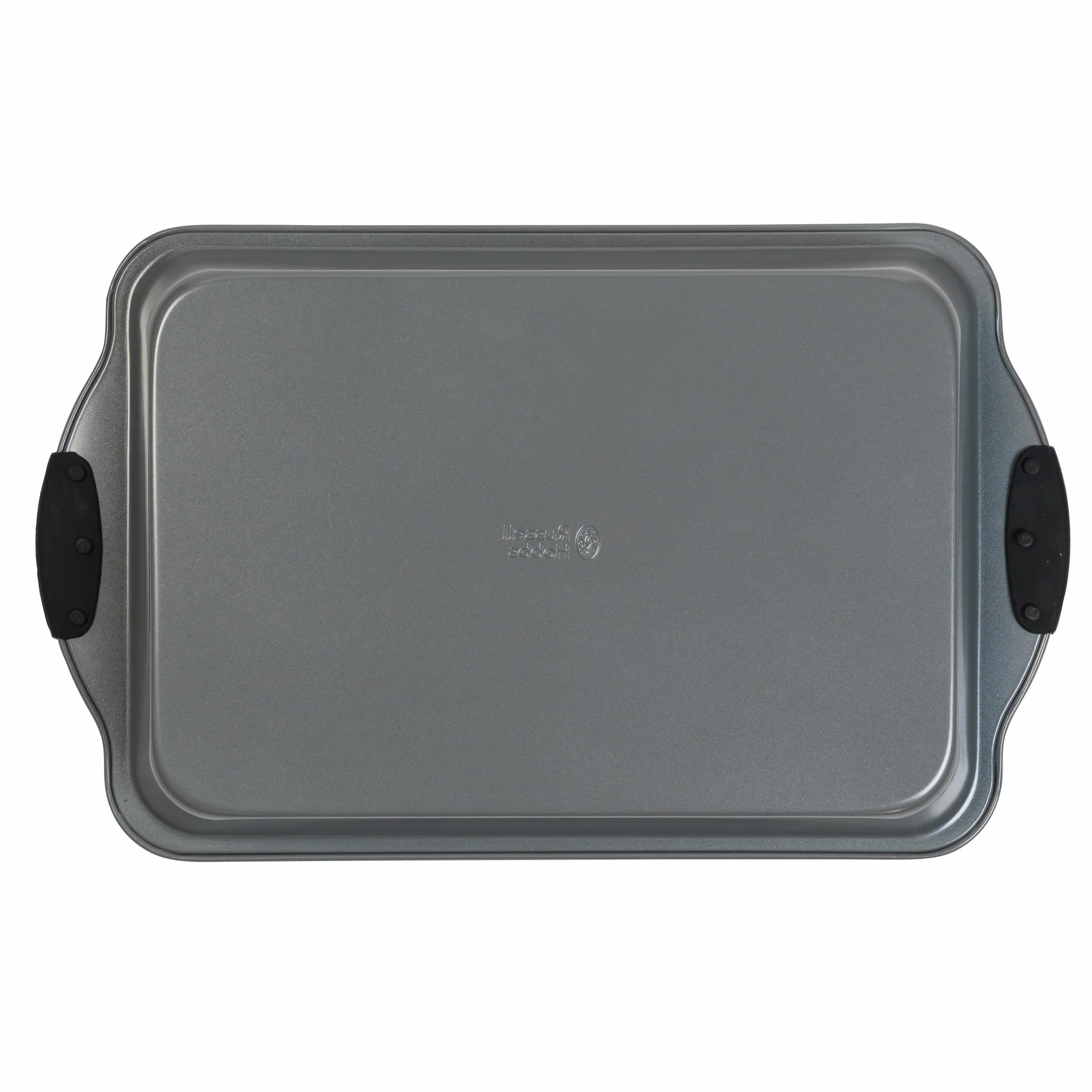 Russell Hobbs Pearlised Deep Roaster 40cm Non-Stick Carbon Steel Silicone Handles Matte Grey
