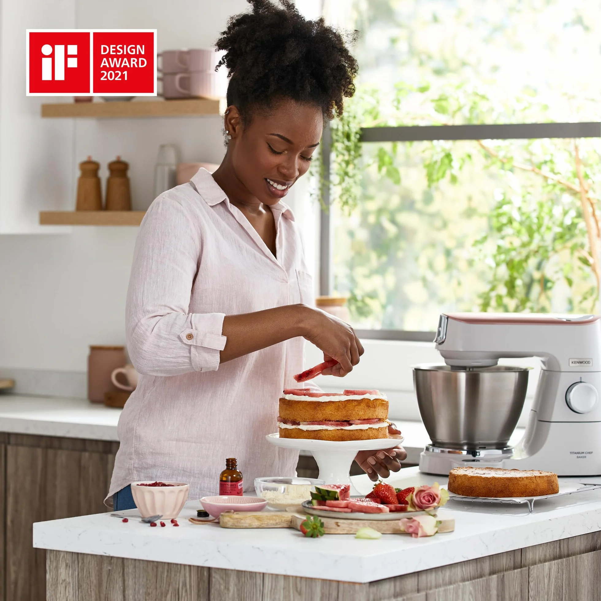Kenwood Titanium Chef Baker Robot Kuchenny 5 l Biały