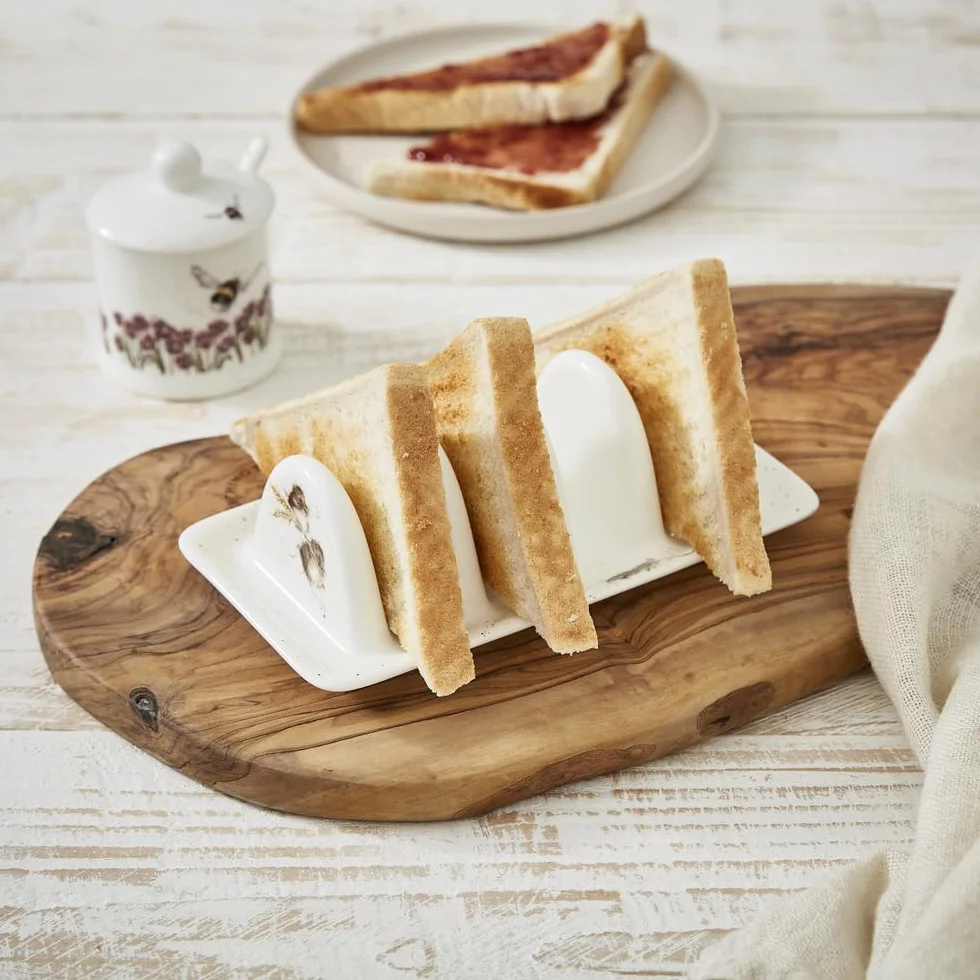 RW WN4089-XL Royal Worcester Wrendale Chiny stojak na tosty, wzór myszy, ceramiczny