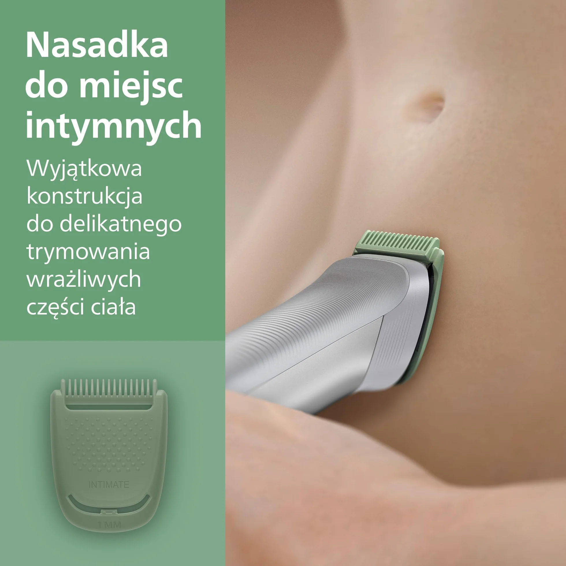 11-elementowy trymer Philips Multigroom All-in-One z serii 5000: trymer do twarzy, głowy i ciała, samoostrzące się metalowe ostrza, 17 ustawień długości (0,5-16 mm), model MG5951/15