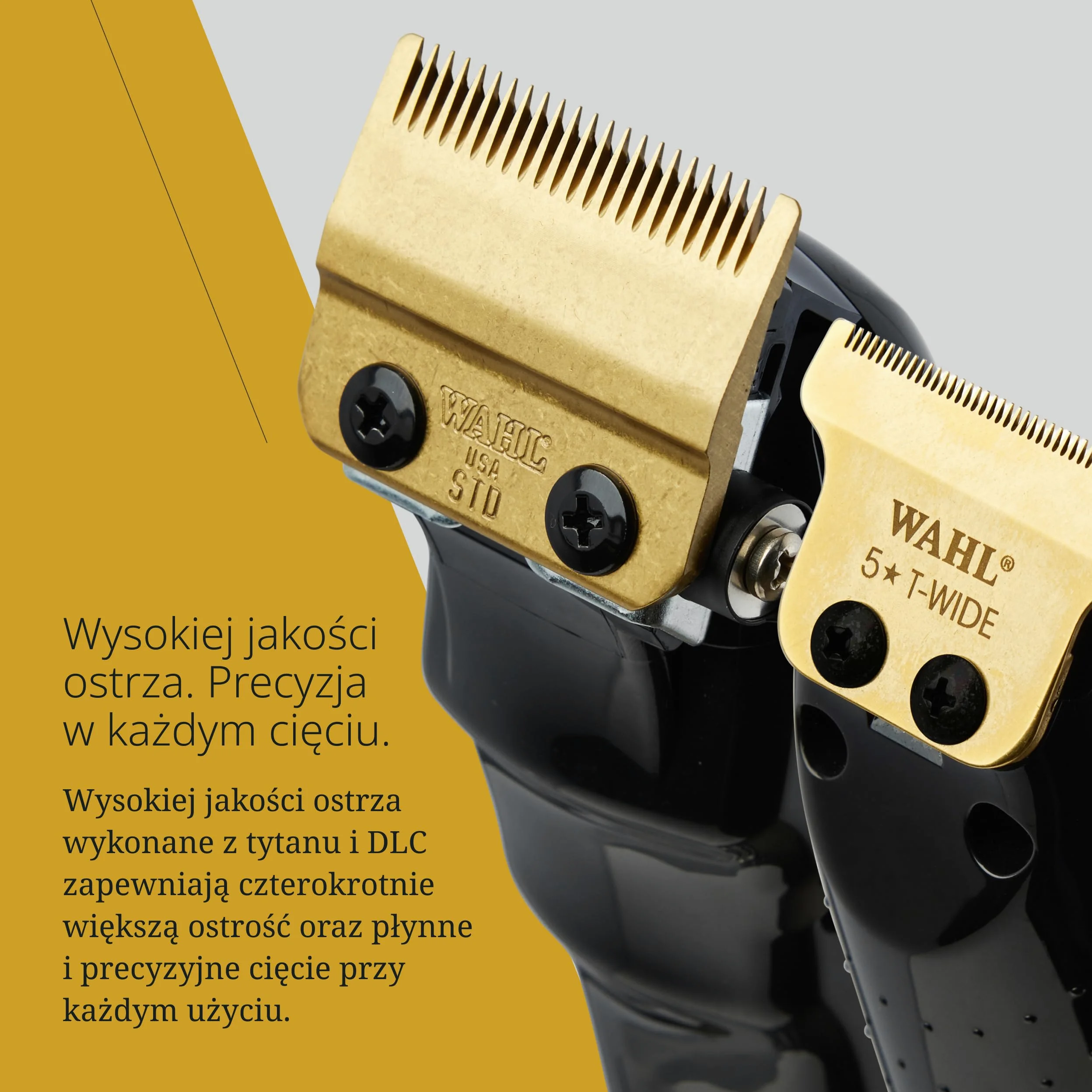 Wahl Cordless Magic Clip Maszynka do Mieszania, Czarna | Maszynka Przewodowa i Bezprzewodowa z Ostrzami Tytanowo-DLC, Silnik 6500 obr/min i do 100 Minut Pracy