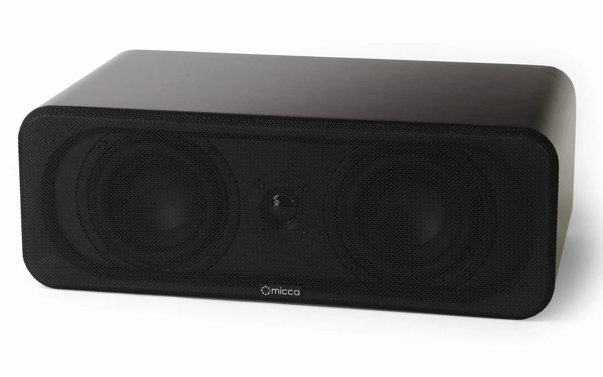Micca RB42-C Premium centralny głośnik półkowy z podwójnym 10-calowym głośnikiem niskotonowym i jedwabnym głośnikiem wysokotonowym, wyraźniejszy dialog do systemów dźwięku przestrzennego kina domowego