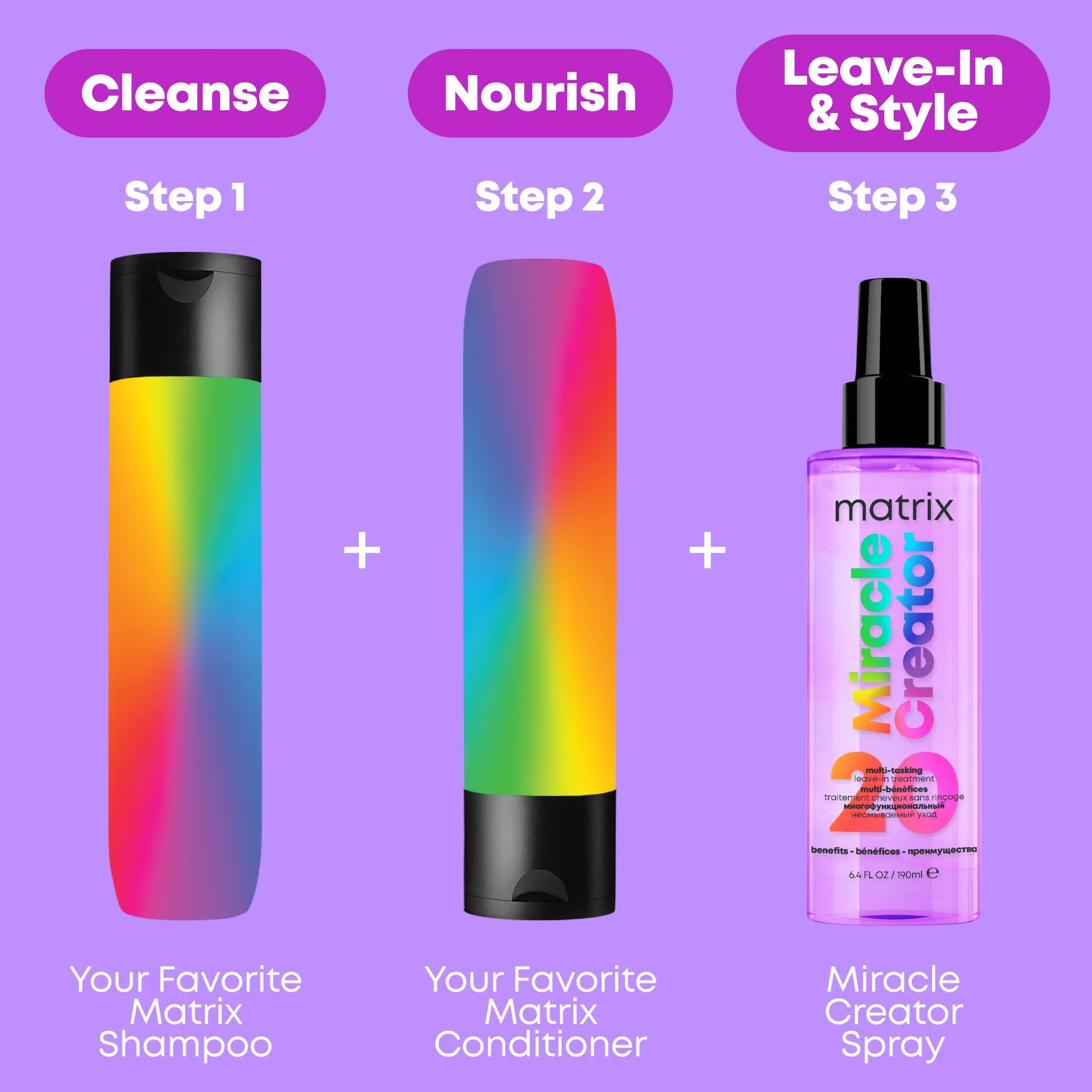 Matrix Wielozadaniowy spray zapachowy, ochrona przed przegrzaniem, profesjonalna stylizacja, Miracle Creator, 100 ml