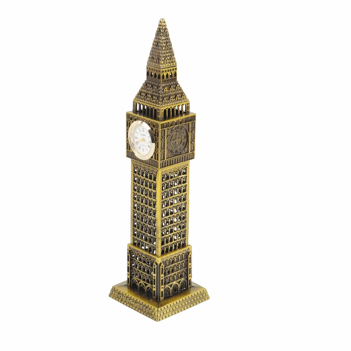Riven Metalowa statuetka Big Ben model dekoracja zegar wieża architektury
