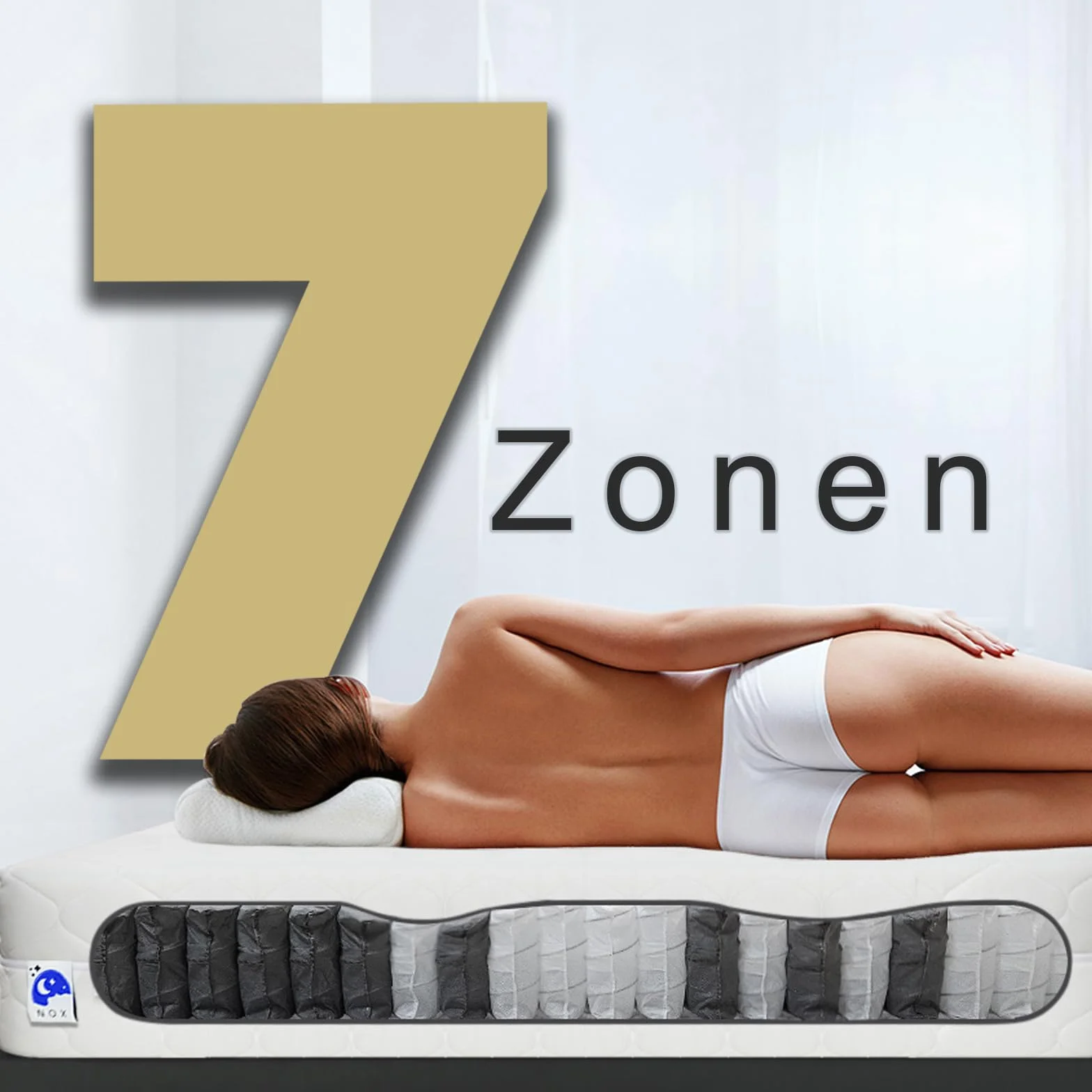 Materac sprężynowy dwustronny TULENA NOX 140x200 cm H4 H5 Comfort Plus 23 cm