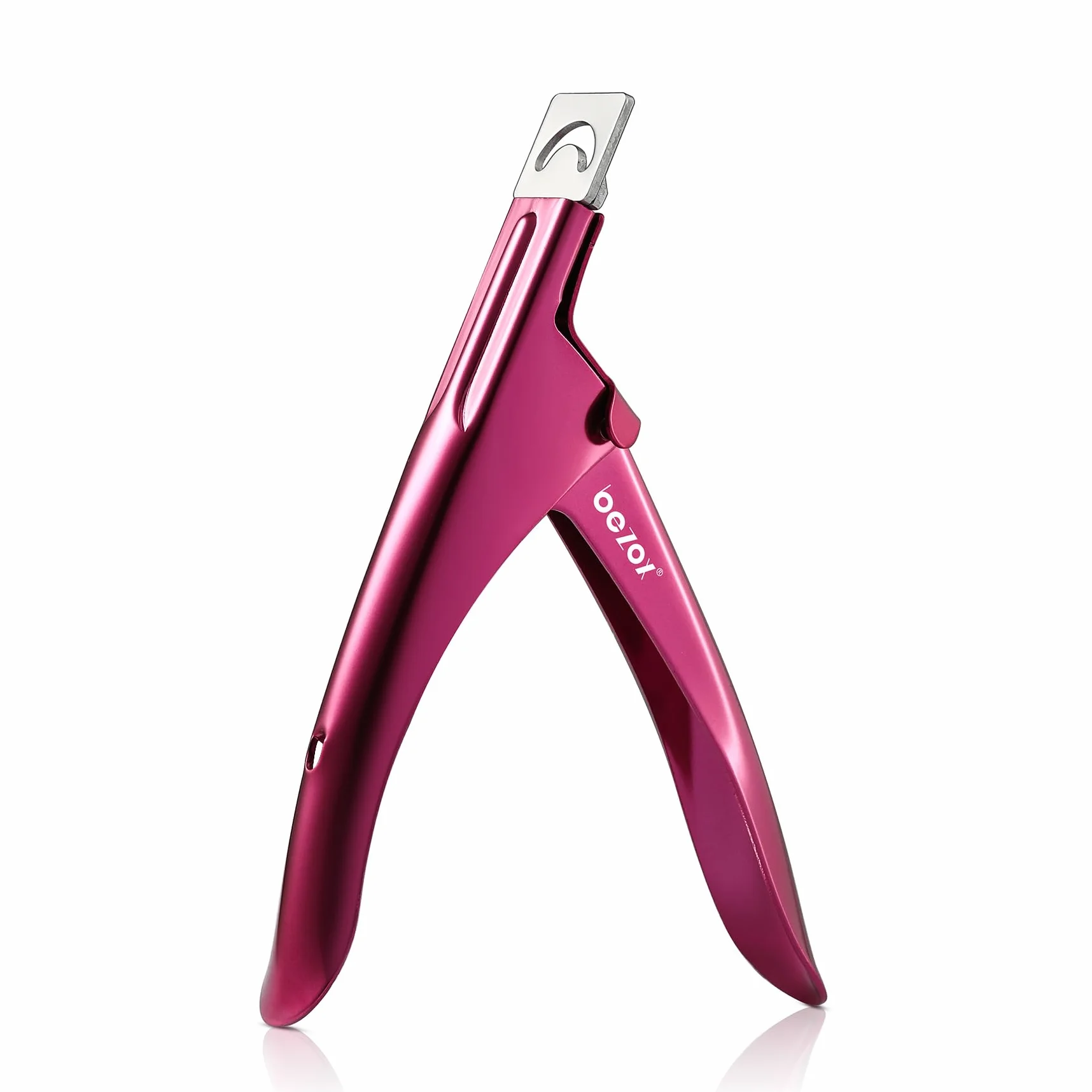 BEZOX Obcinacz do paznokci, obcinacz do paznokci akrylowych, sztucznych paznokci, nierdzewne, ostre, profesjonalny manicure, pedicure
