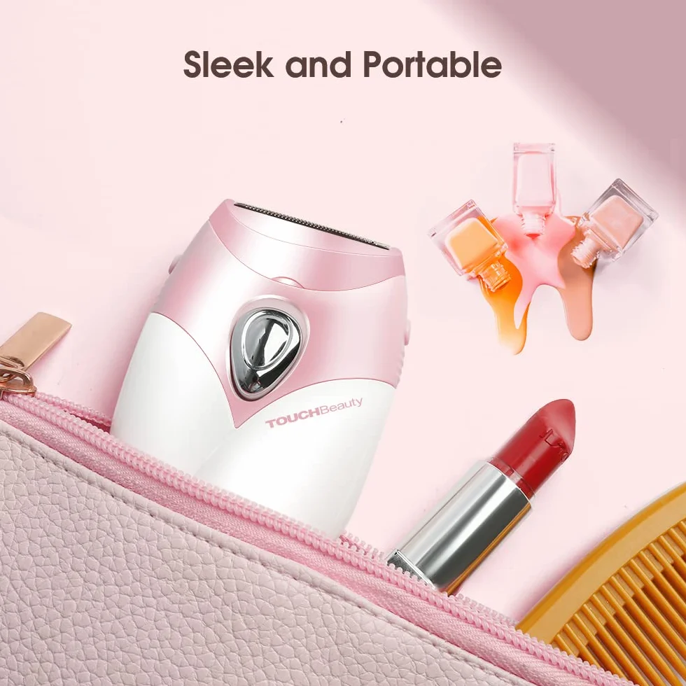TOUCHBeauty AG-1459ADE elektryczna golarka damska, dlektryczna, trymer dla kobiet, do ciała, pod pachami, nogami i strefą bikini, Compact Lady Shaver AG-1459ADE