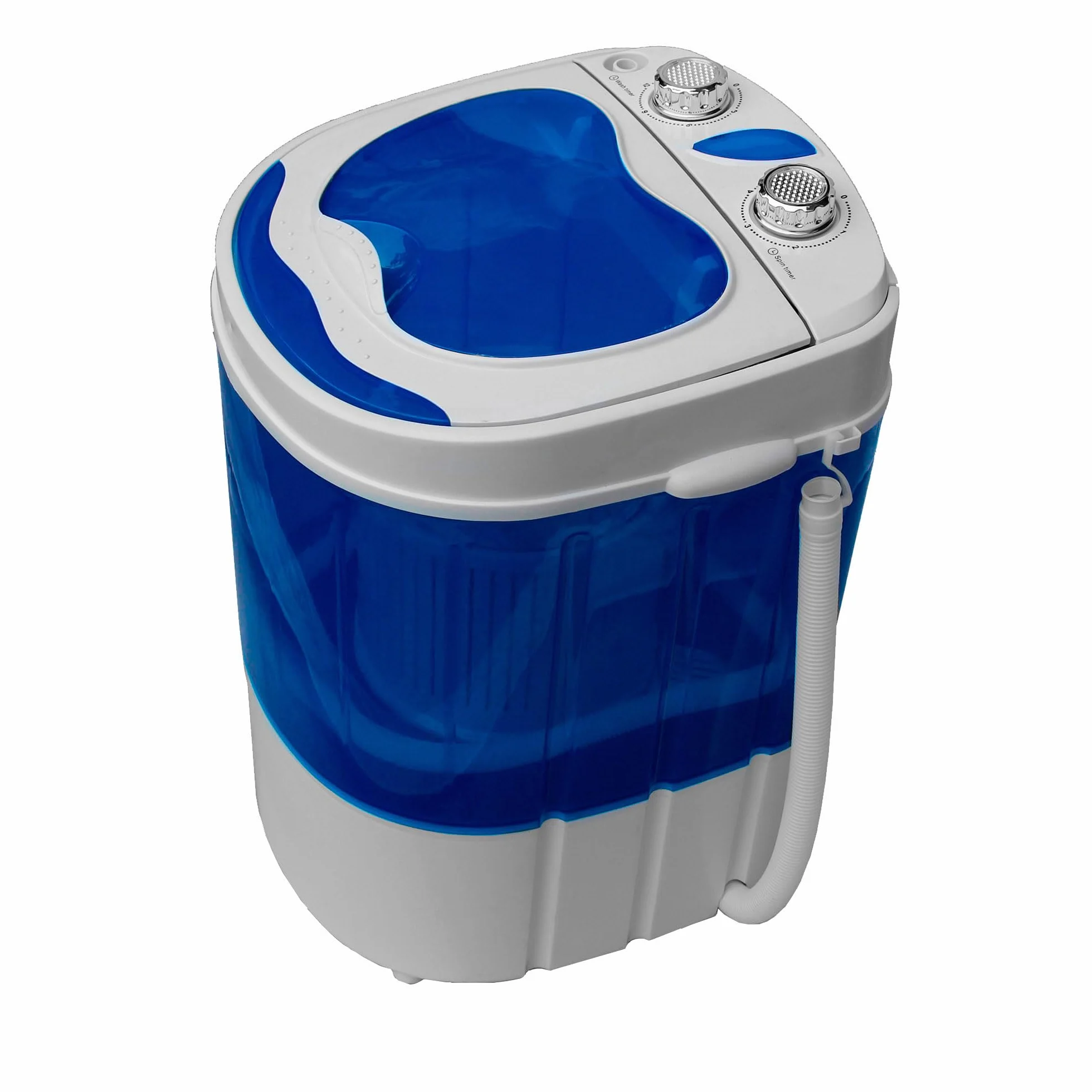 briebe Camp Mini Przenośna Pralka z Wirowaniem 3 kg Ładowana od Góry Biała