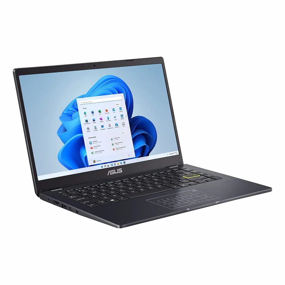 ASUS E510M Laptop gamingowy z MS Office 2024 Lifetime (Intel Celeron N4020, 4GB RAM, 128GB eMMC, Win 11)
