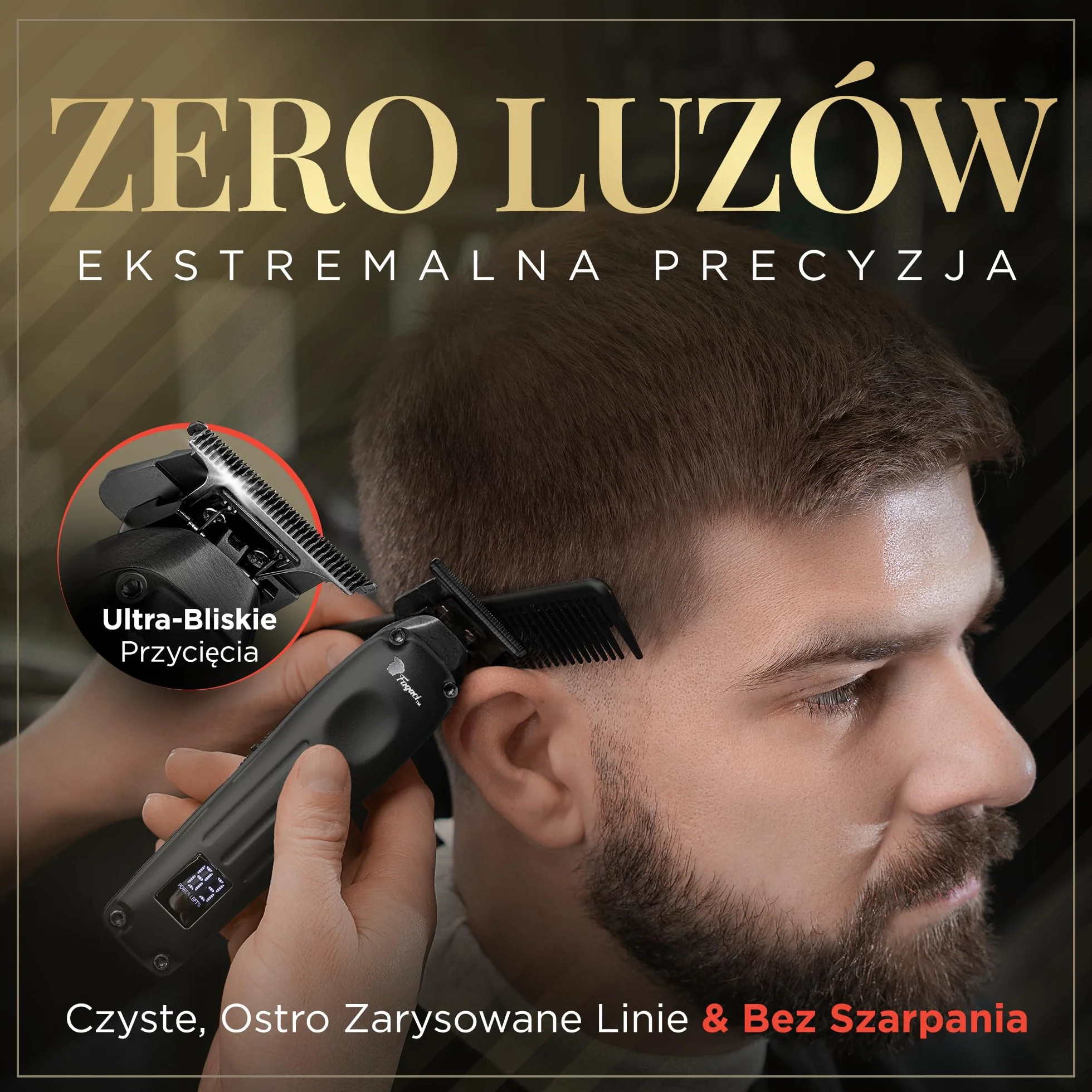 Trymer do włosów Fusion czarny