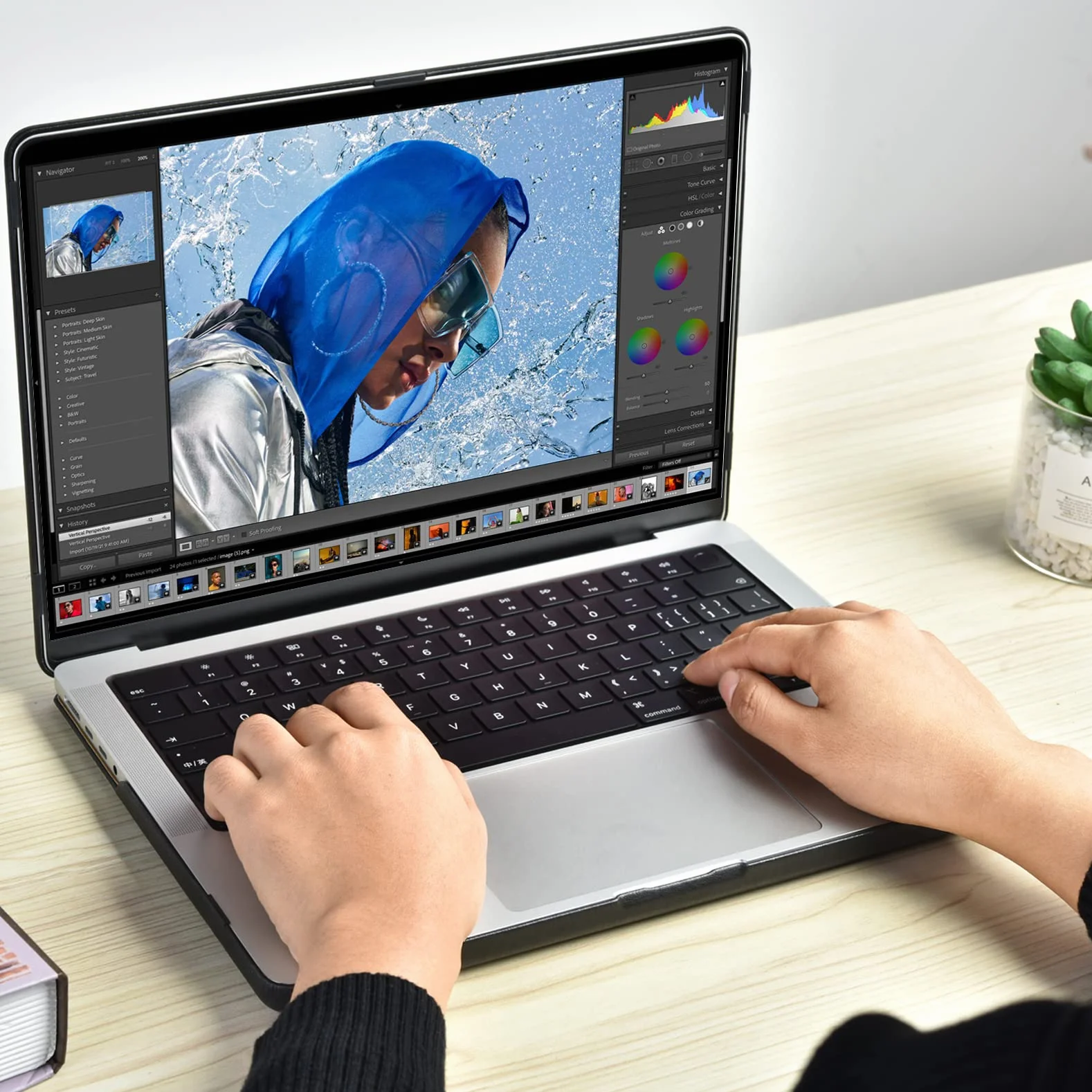 Etui dla Macbook Pro 14 M5 M4 M3 M2 M1 Pro/Max 2026-2021 A3427 A3426 A3434 A2992 A2918 A2442 A2779 A3112 A3185 A3401, ICARER Leather Protective Case Cover Shell dla Macbook Pro 14 2026-2021 Czarny
