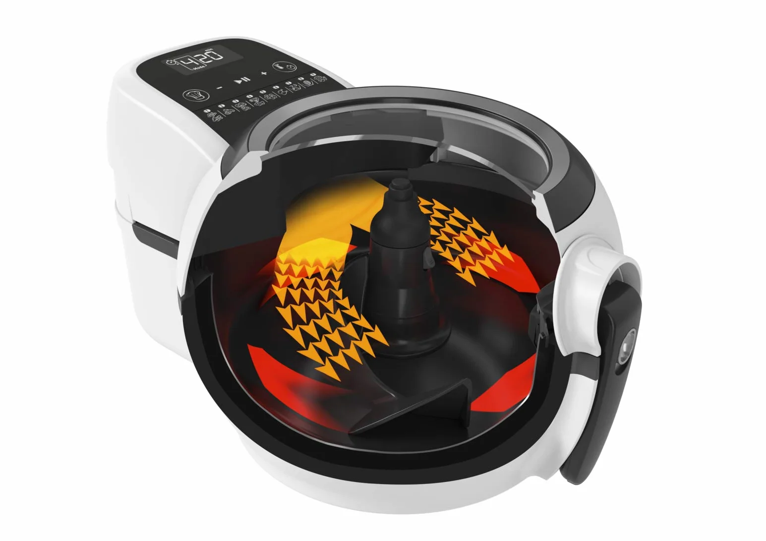 Tefal Actifry Genius Snaking Frytkownica Beztłuszczowa 1.2 kg Czarny
