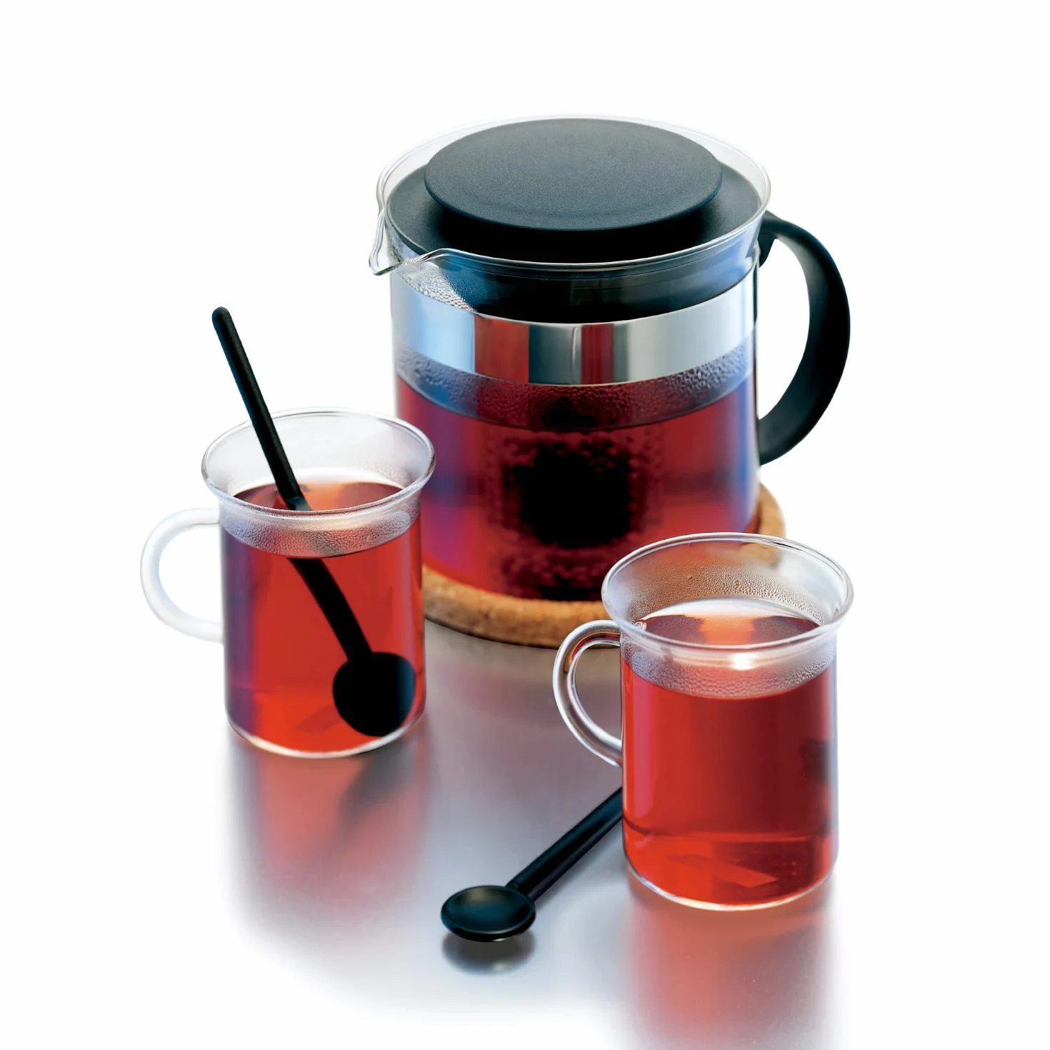 Bodum Bistro Nouveau Zaparzacz do Herbaty, Czarny/Przezroczysty, 1 l