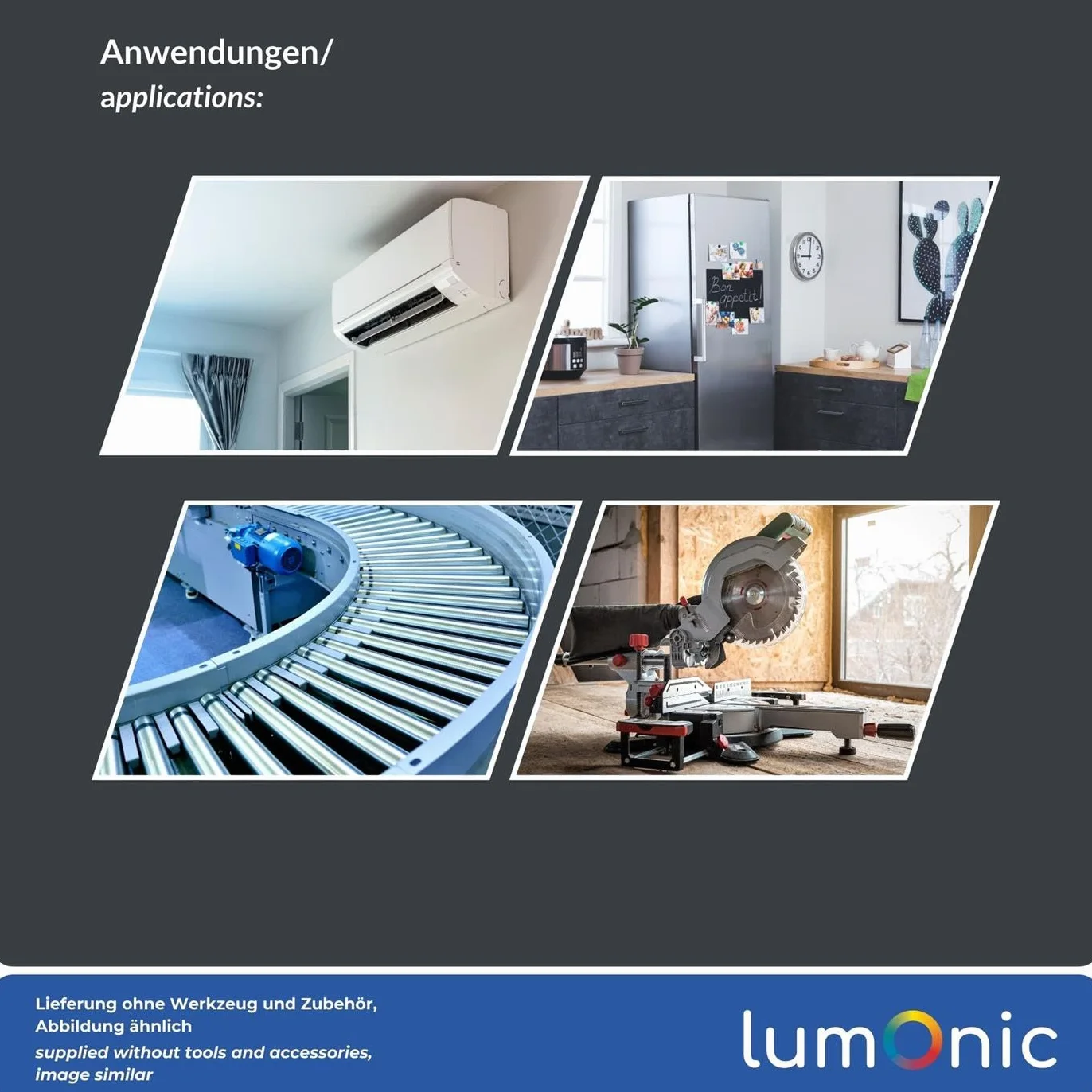 Lumonic Kondensator rozruchowy 5µF 450V | z WtyczkaX I 26x55mm I 5uF I Kondensator silnikowy z plastikowa obudowa I Kondensator operacyjny I do pomp, kosiarek, narzedzi