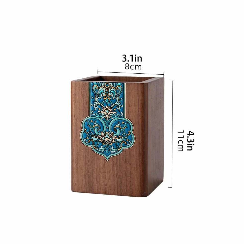 Organizer na pędzle do makijażu, uchwyt na pędzle do makijażu w stylu vintage do toaletki, blat łazienkowy, uchwyty na szczoteczki do zębów, uchwyt na długopis do przechowywania na biurku
