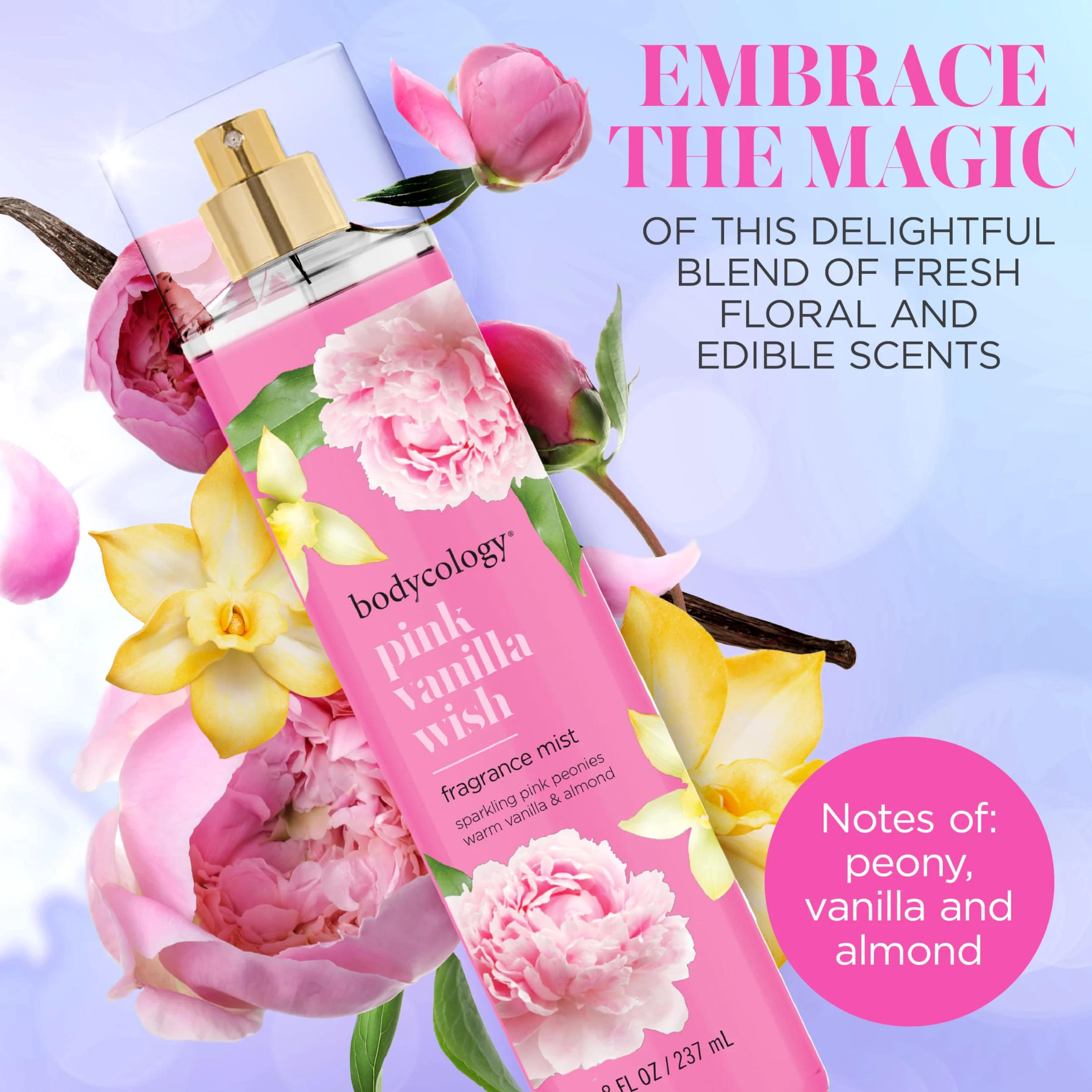 Bodycology Pink Vanilla Wish Fragrance Mist Spray By Bodycology Perfume ?Comfortable fragrance? SIMD84E084