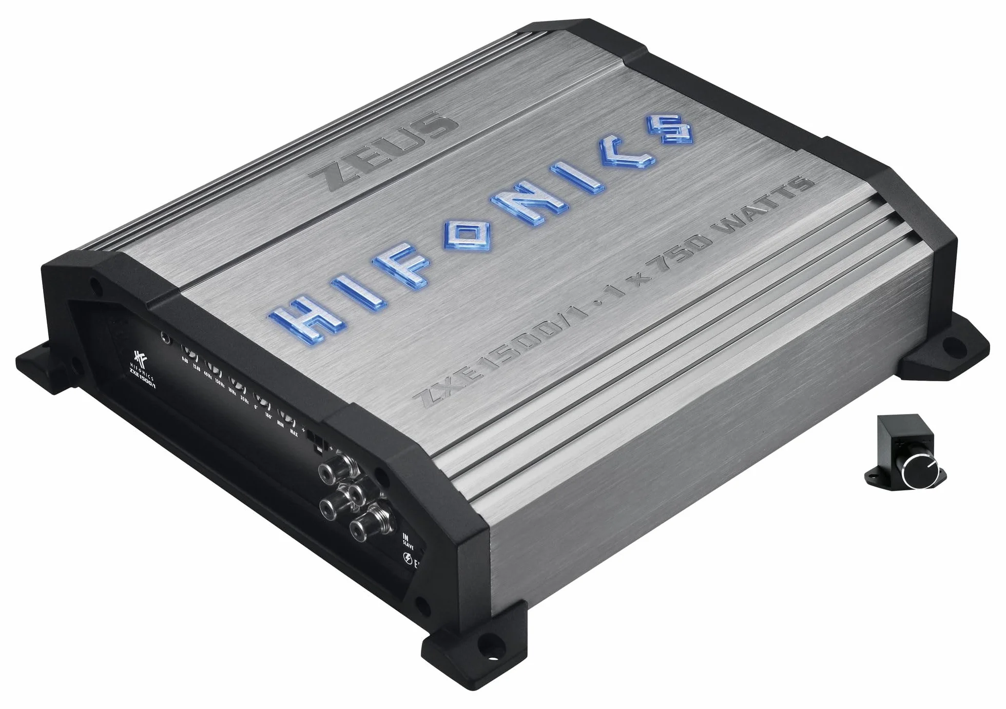 Hifonics ZXE1500/1 | 750 W RMS Mono cyfrowy wzmacniacz monoblokowy 12 V wzmacniacz samochodowy subwoofer pilot zdalnego sterowania