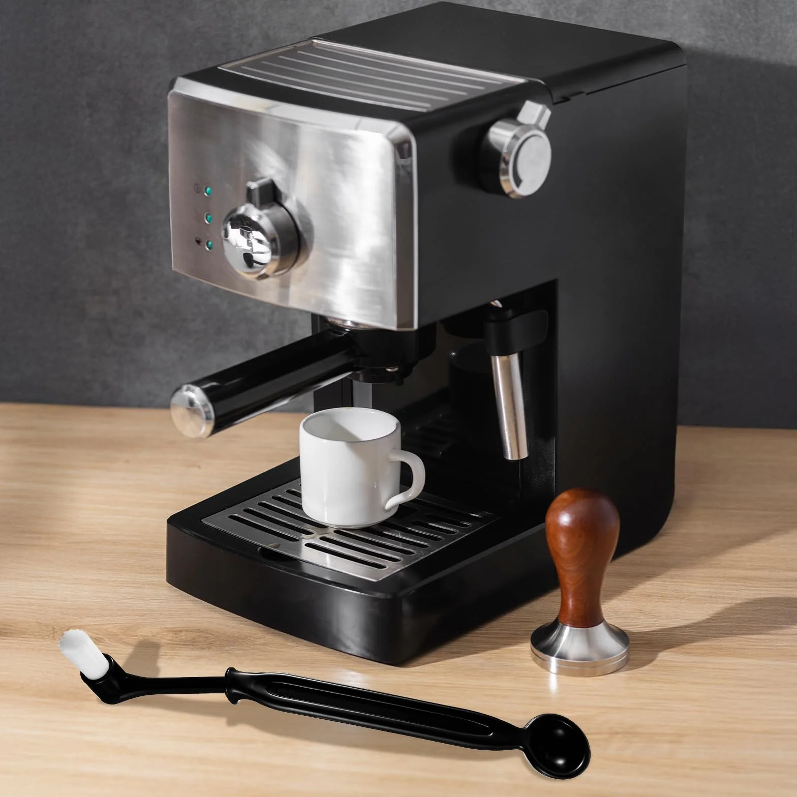 2 sztuki narzędzi do czyszczenia kawy, szczotka do kawy, pędzel barista pędzel do ekspresu do espresso, szczotka do czyszczenia, mała szczotka do czyszczenia ekspresu do kawy, młynek do kawy